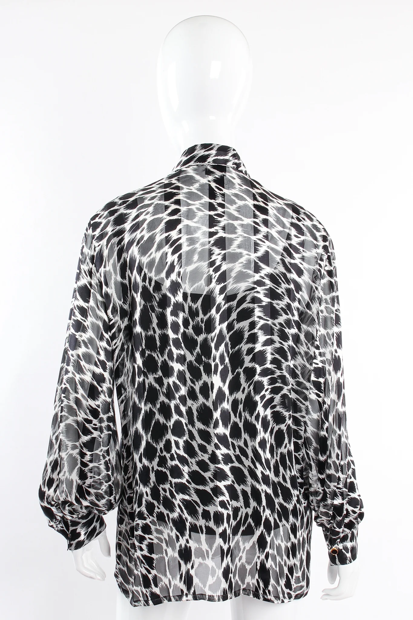 Sheer Animal Print Shirt & Tank - Image 7