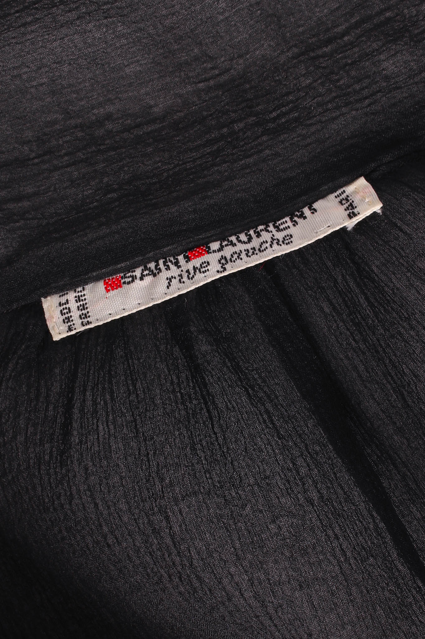 Sheer Silk Tie Blouse - Image 12