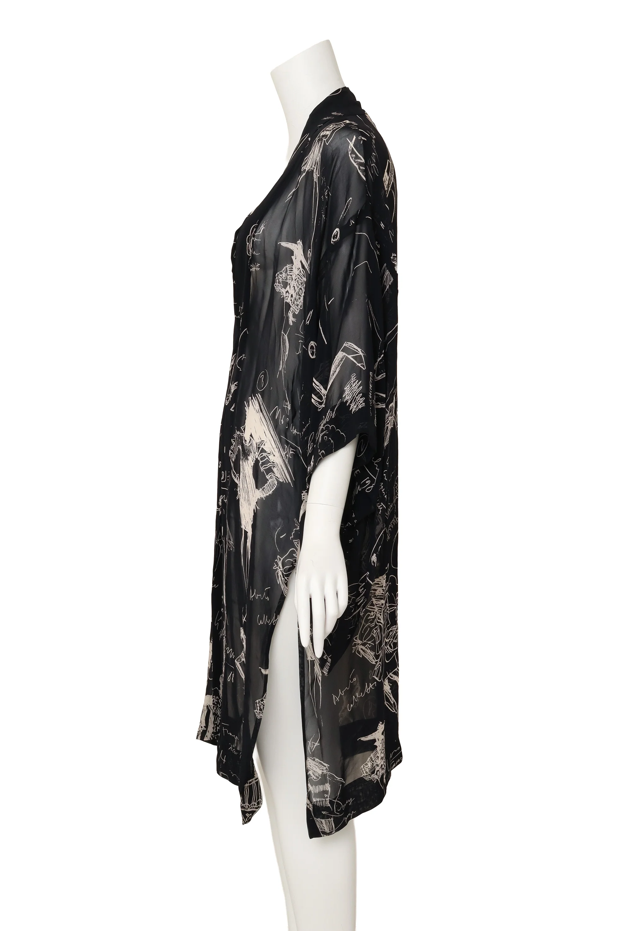 Sheer Sketch Kimono - Image 4