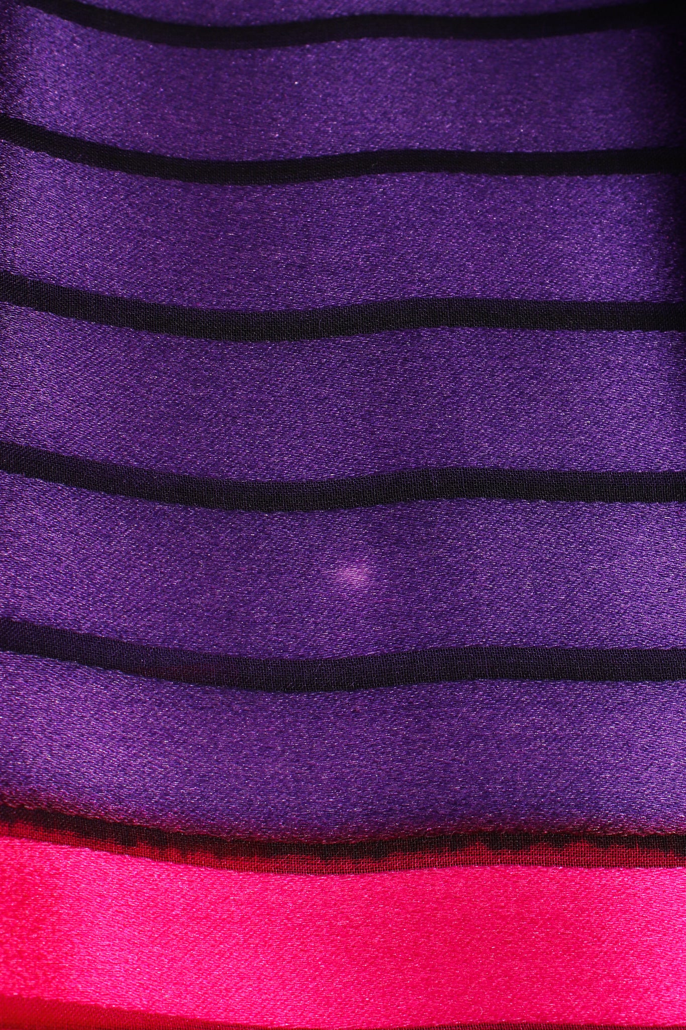 Sheer Stripe Silk Skirt - Image 10
