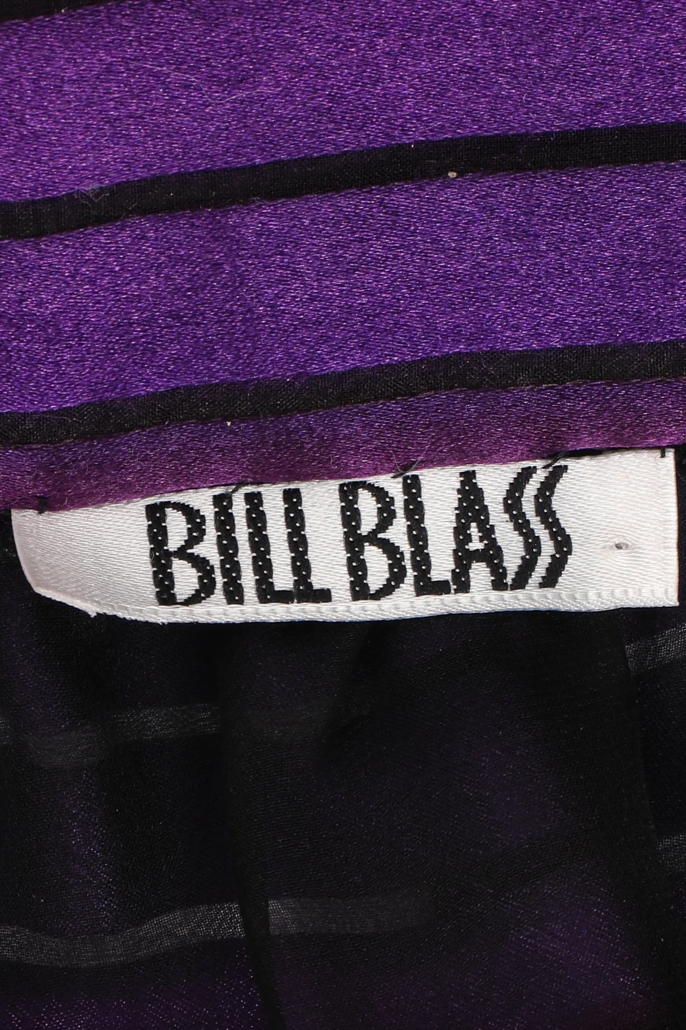 Sheer Stripe Silk Skirt - Image 9