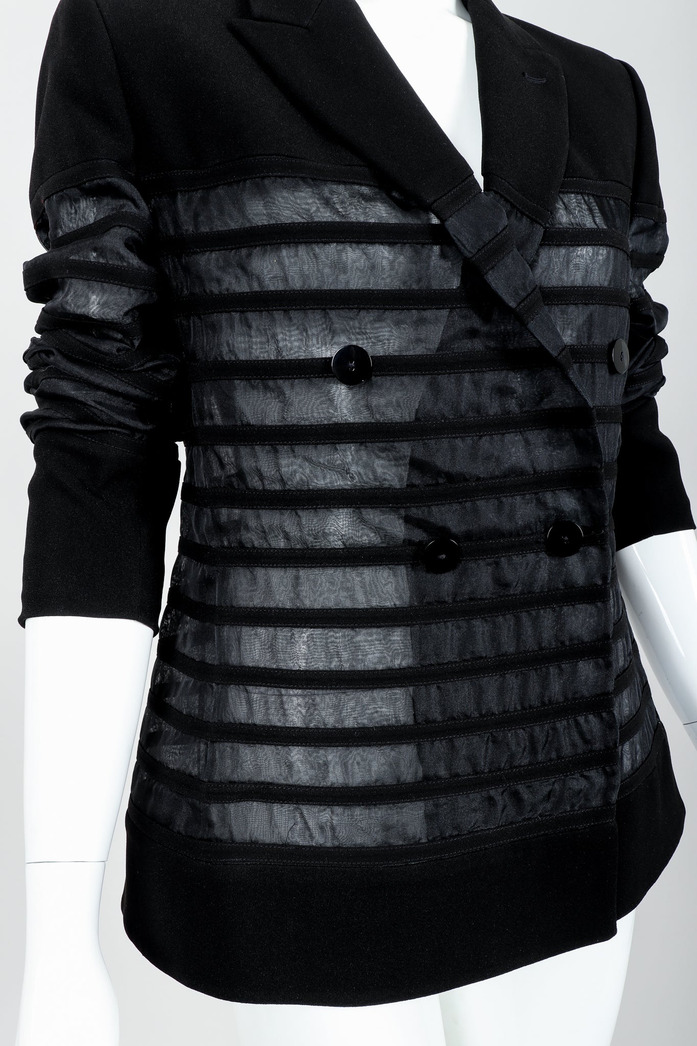Sheer Striped Jacket - Image 3