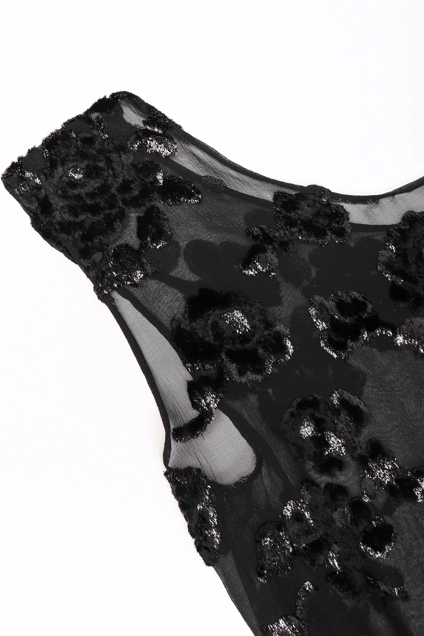 Sheer Velvet Burnout Dress - Image 10