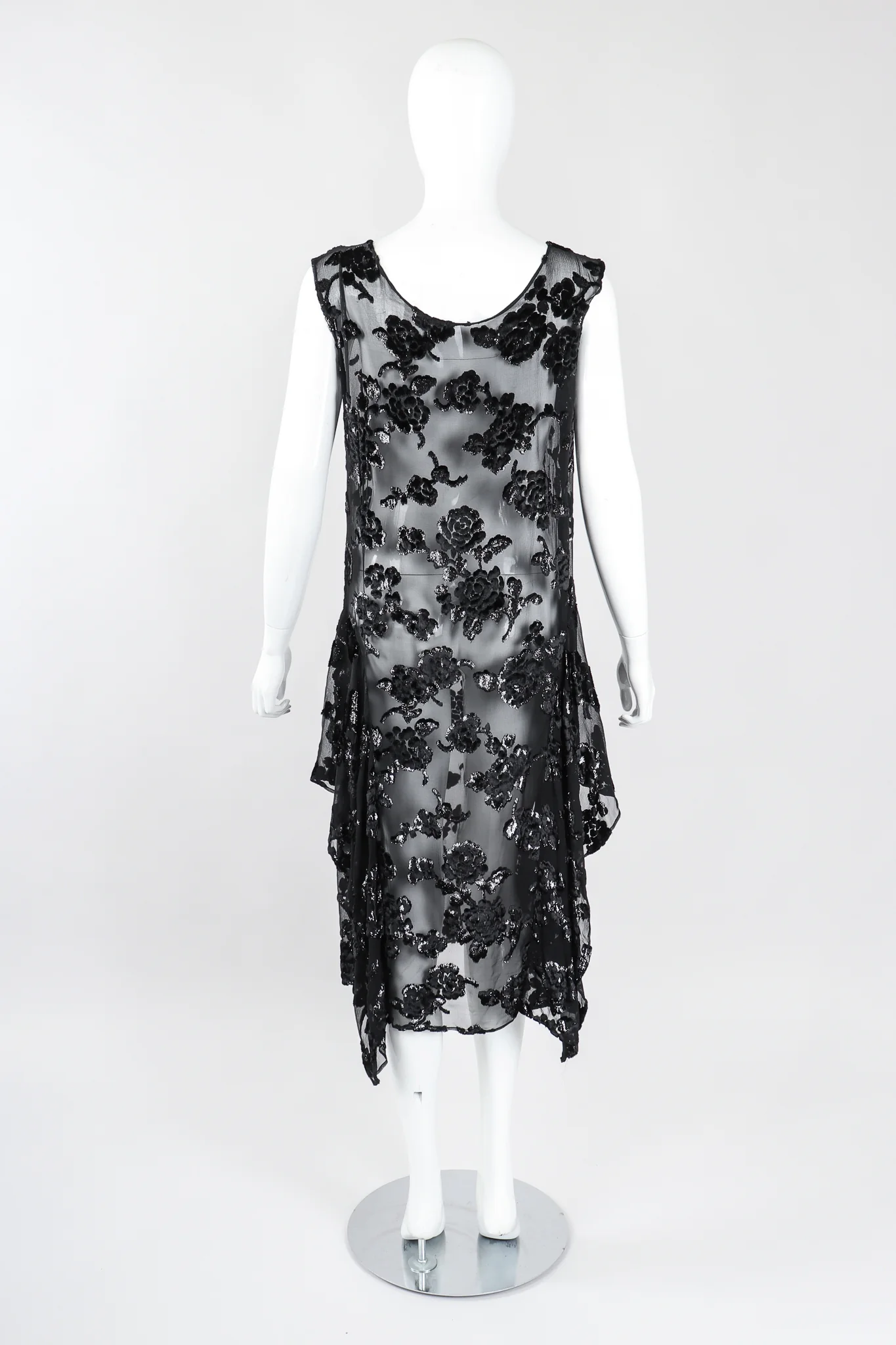 Sheer Velvet Burnout Dress - Image 6
