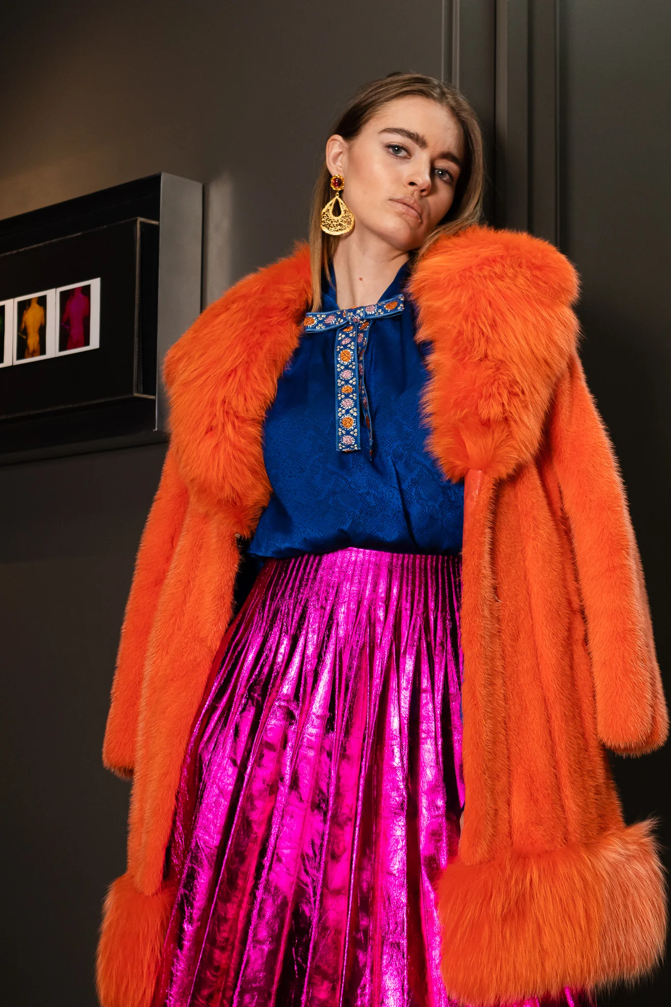 Sherbet Fur Coat - Image 3