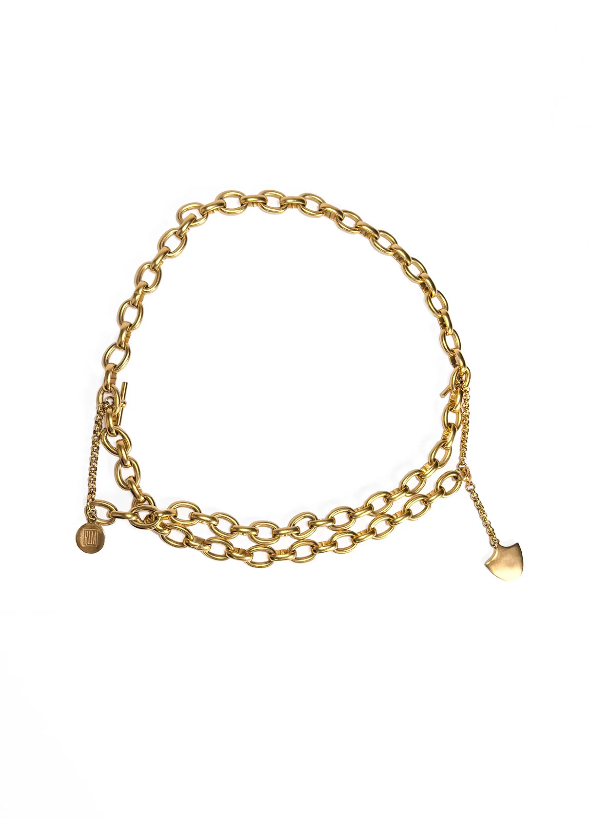 Shield Charm Chain Belt