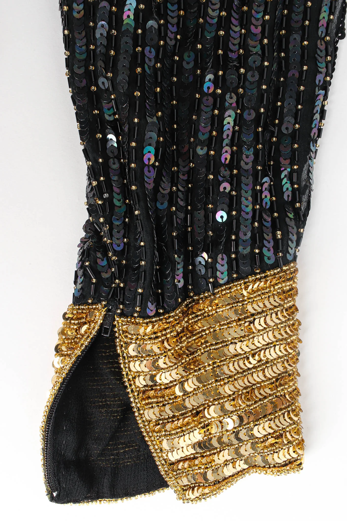 Shimmer Bead & Sequin Silk Top - Image 6