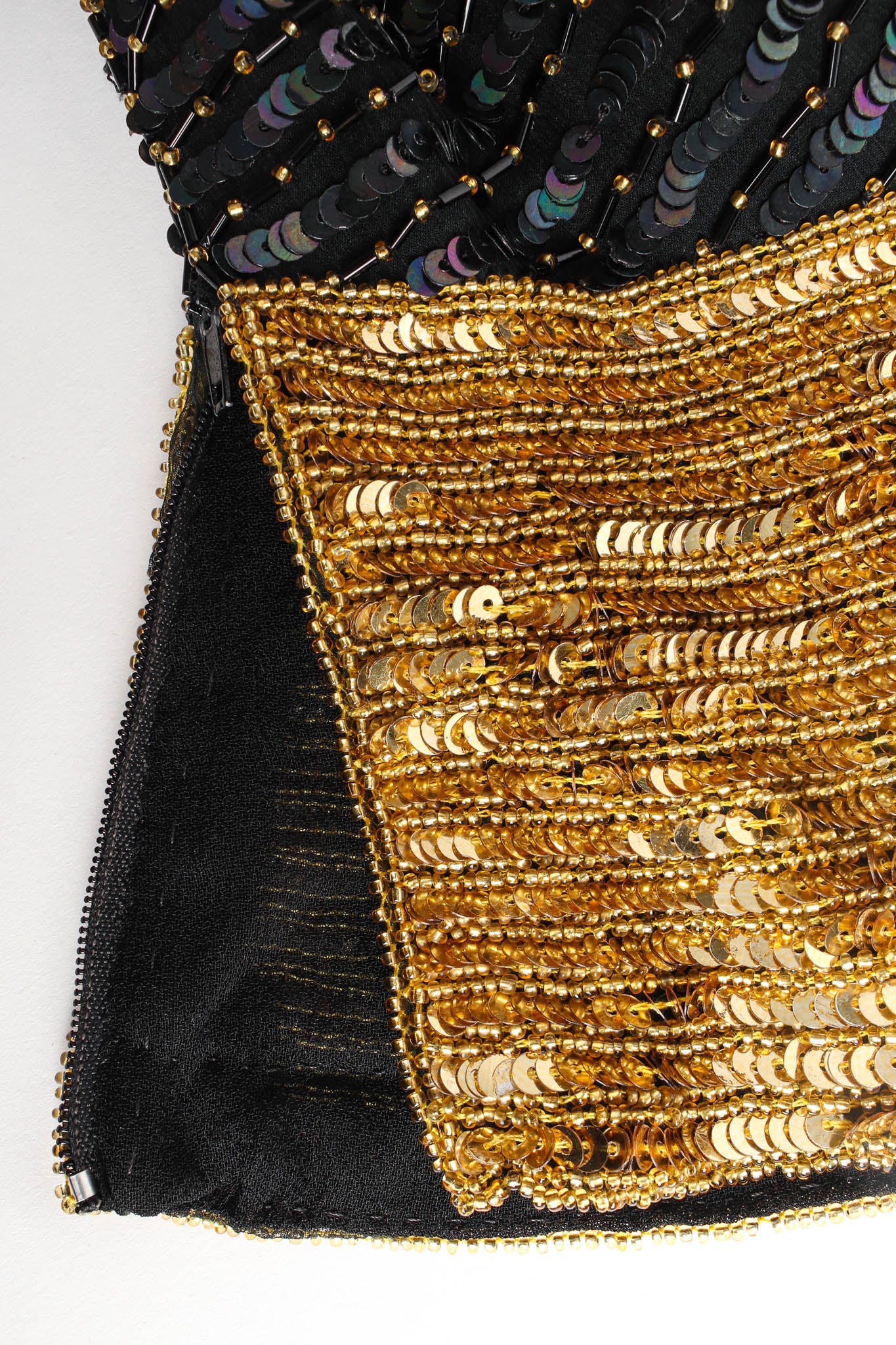 Shimmer Bead & Sequin Silk Top - Image 9