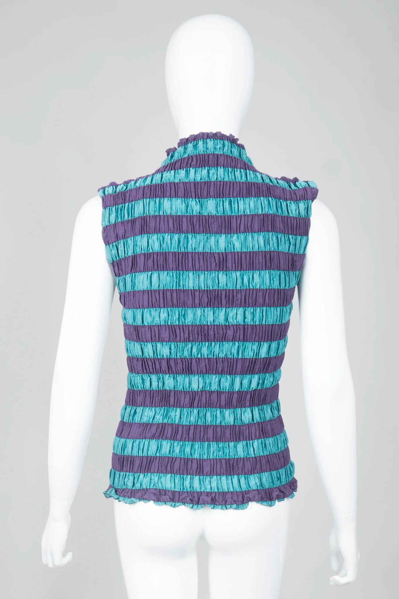 Shirred Stripe Top - Image 6