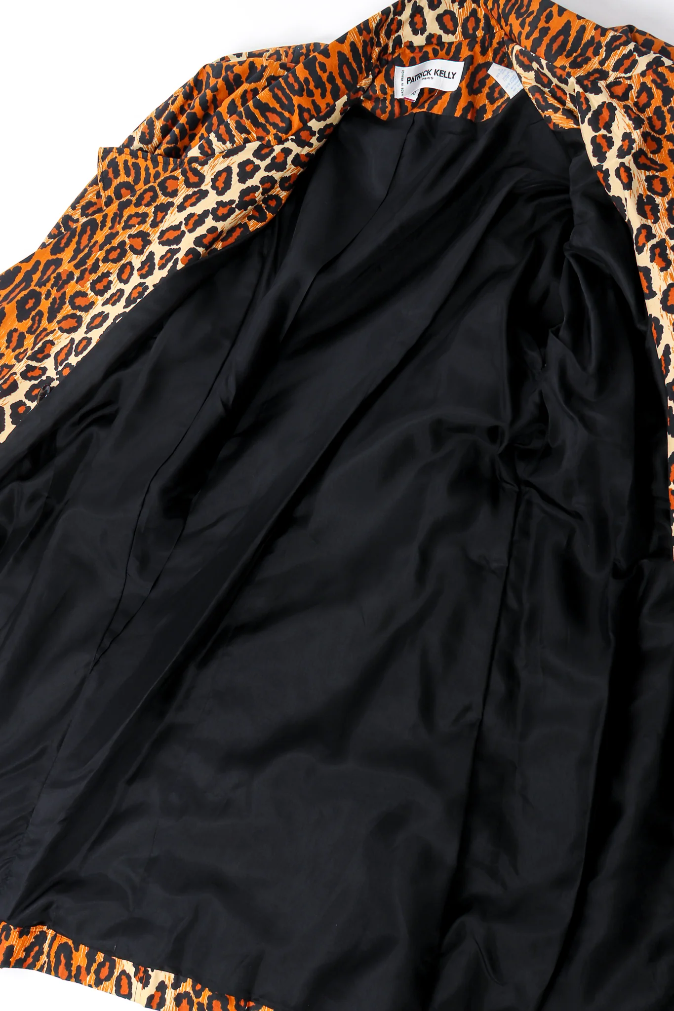 1989 S/S Short Leopard Trench Coat - Image 11