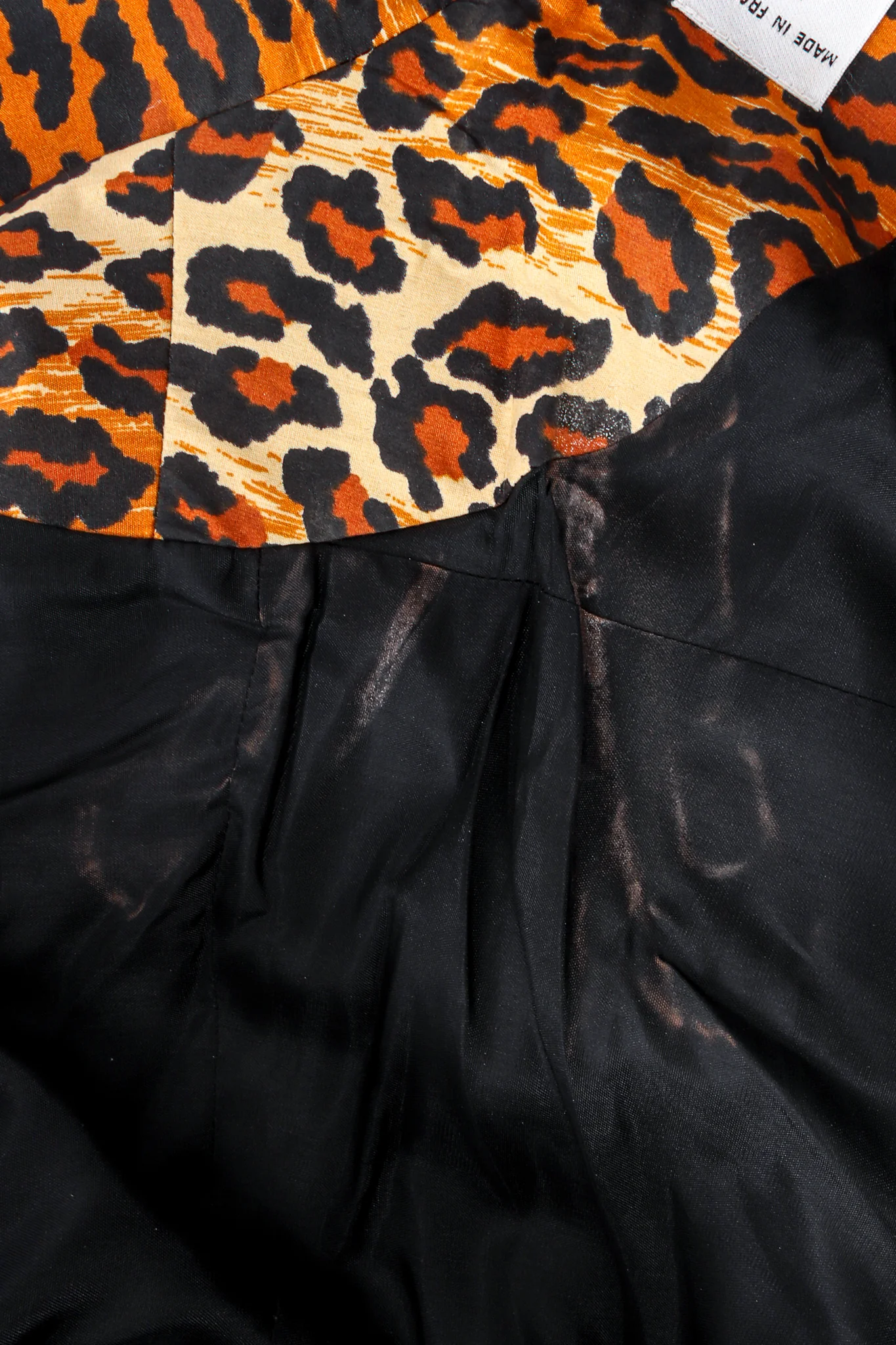 1989 S/S Short Leopard Trench Coat - Image 14