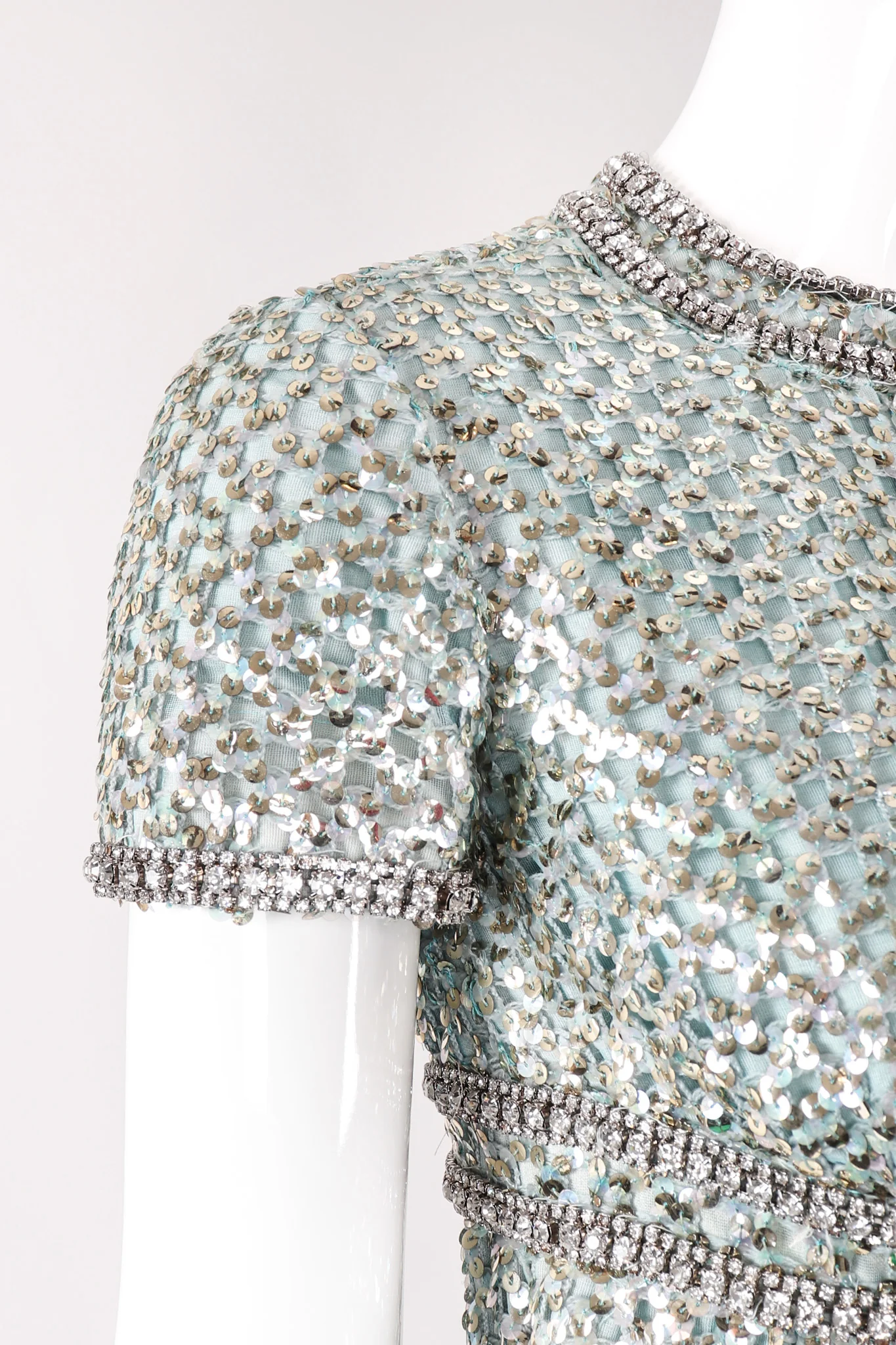 Short Sleeve Sparkle Dress
