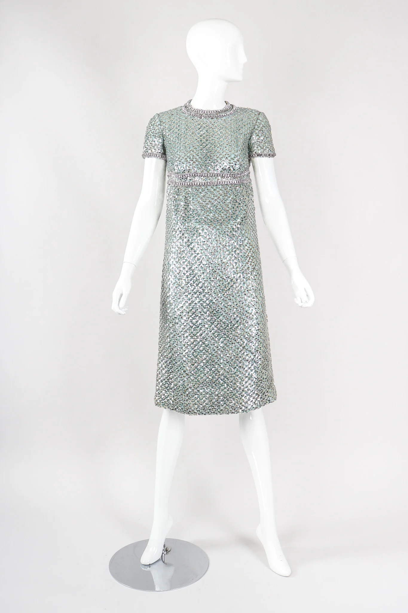 Short Sleeve Sparkle Dress - Image 3