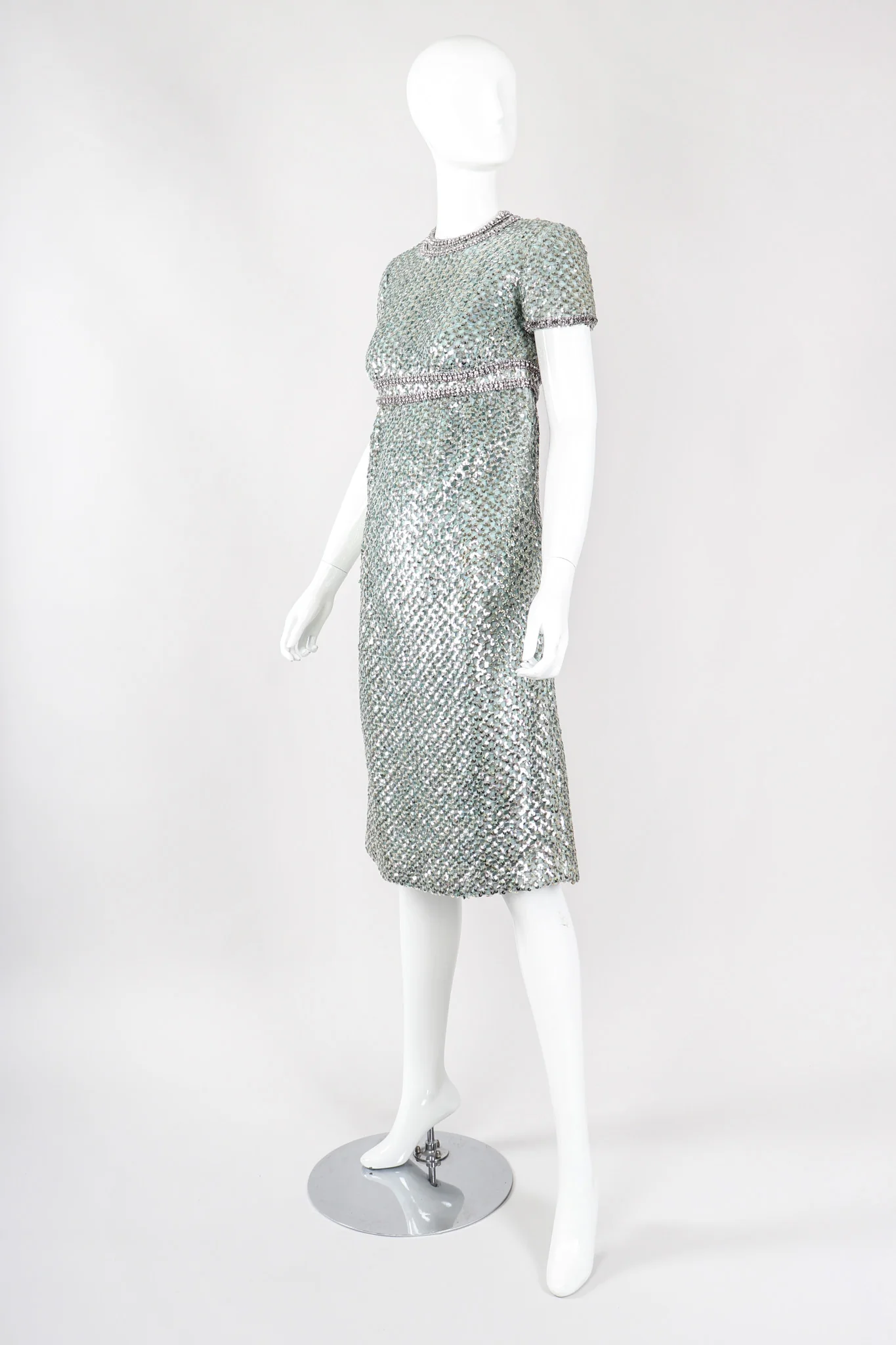 Short Sleeve Sparkle Dress - Image 5
