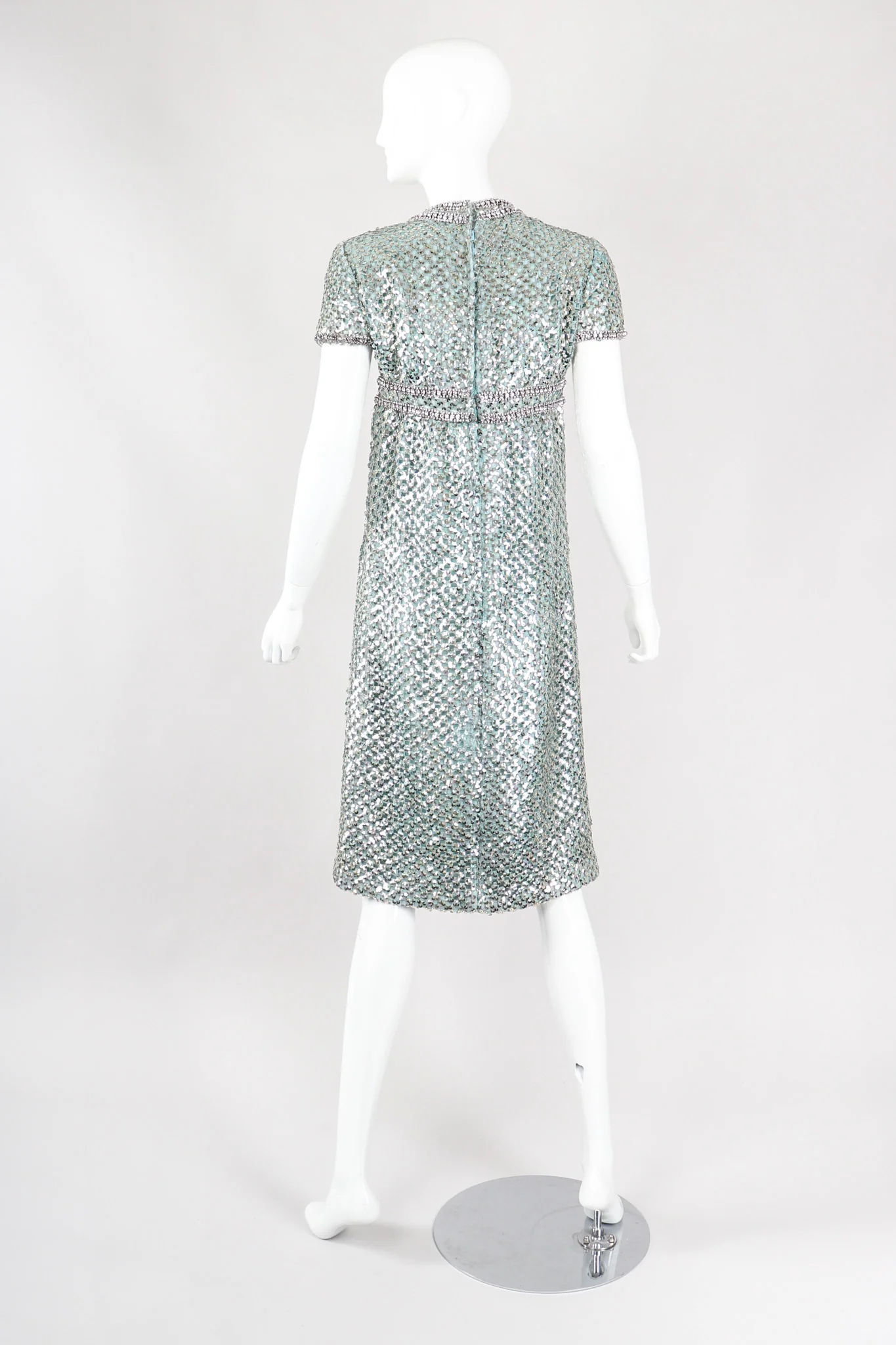 Short Sleeve Sparkle Dress - Image 8