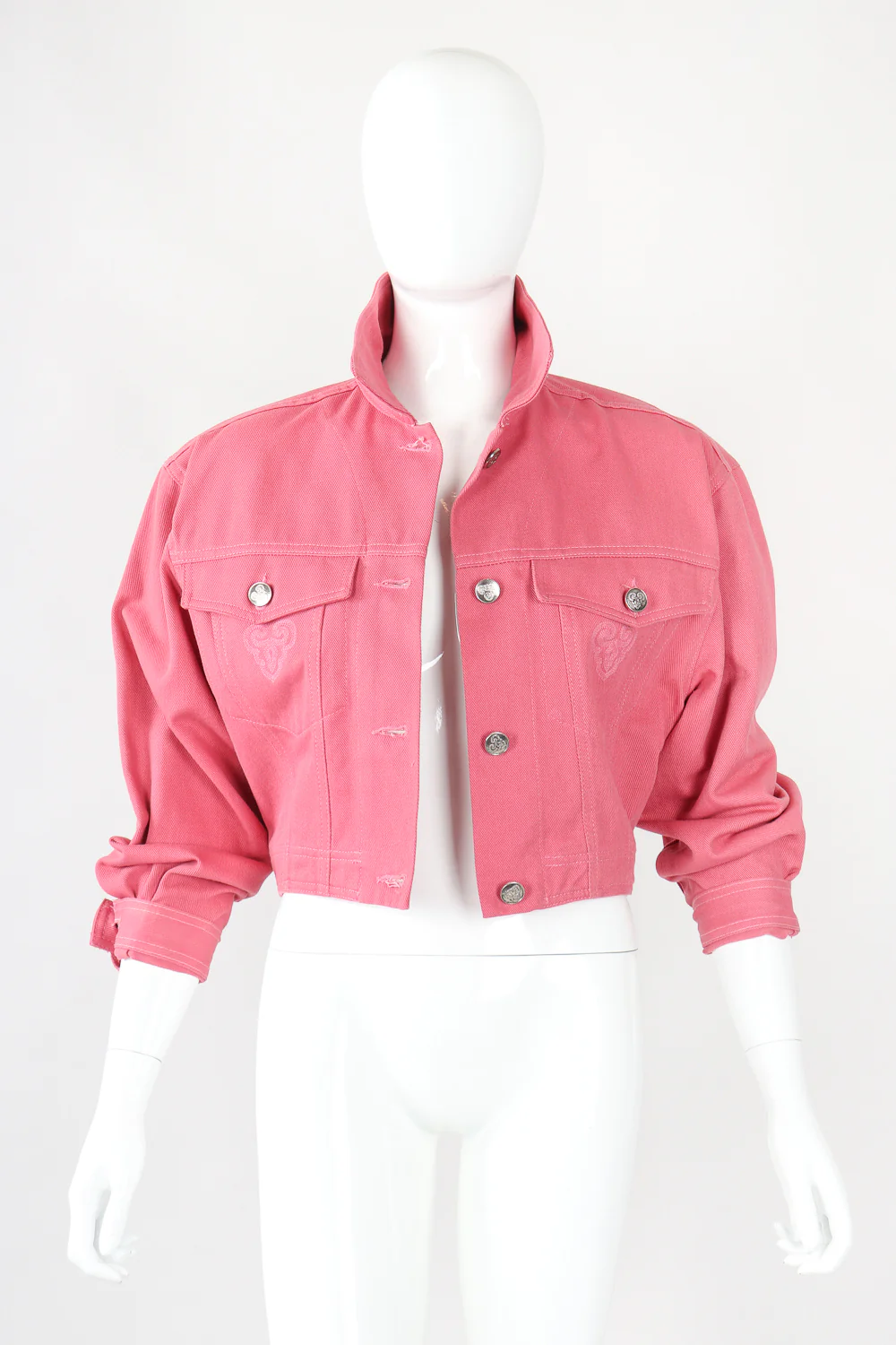 Shrunken Bull Denim Jacket - Image 4