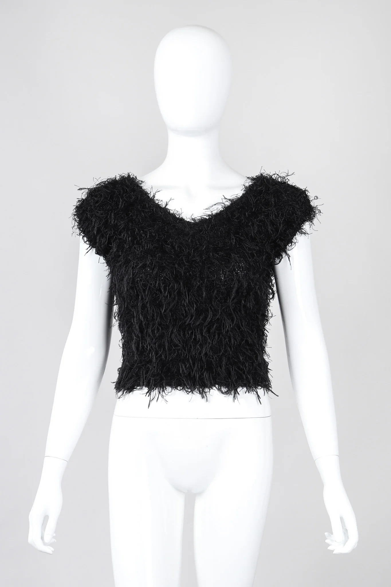 Shrunken Eyelash Knit Top - Image 2