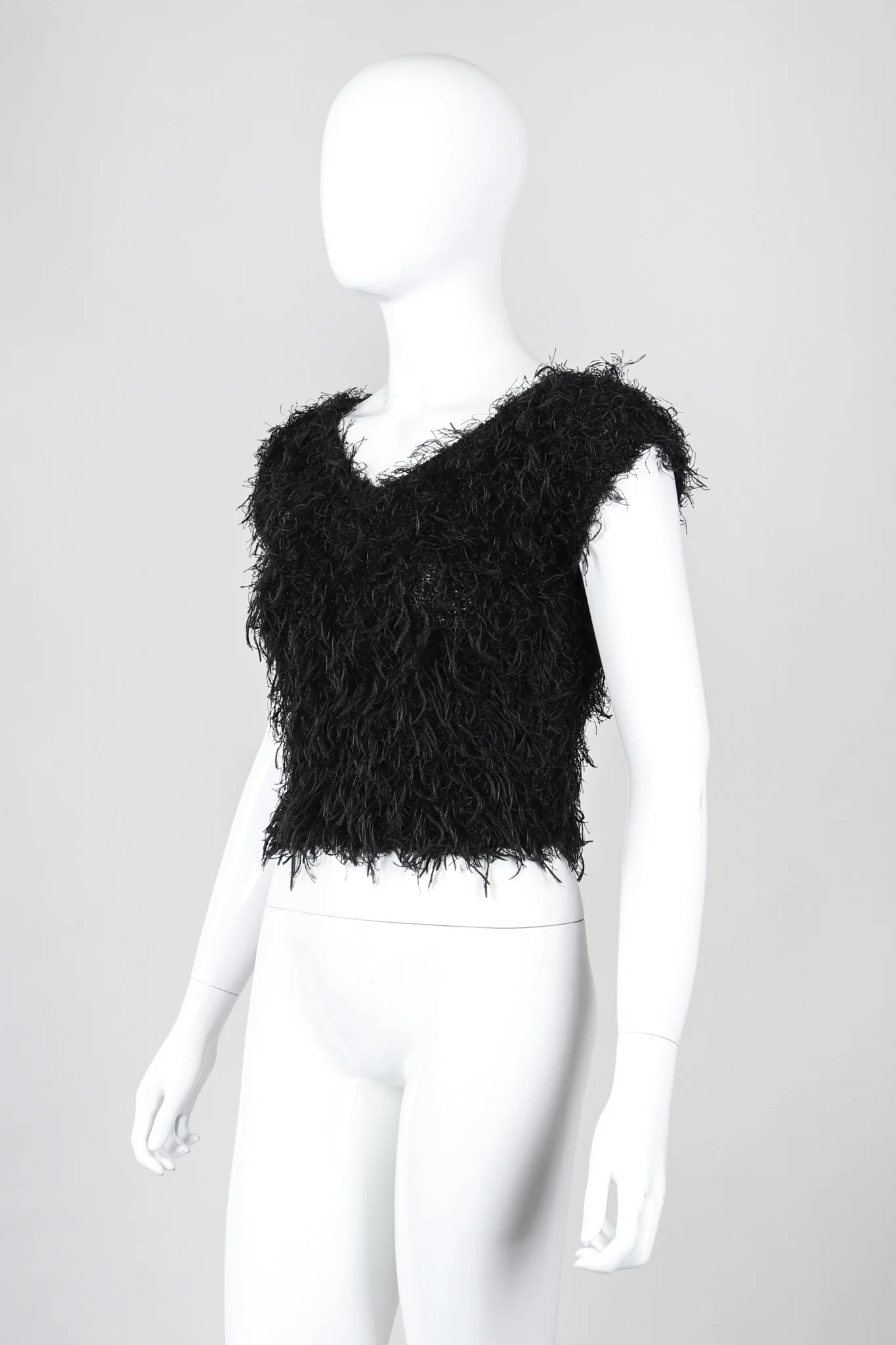 Shrunken Eyelash Knit Top - Image 3