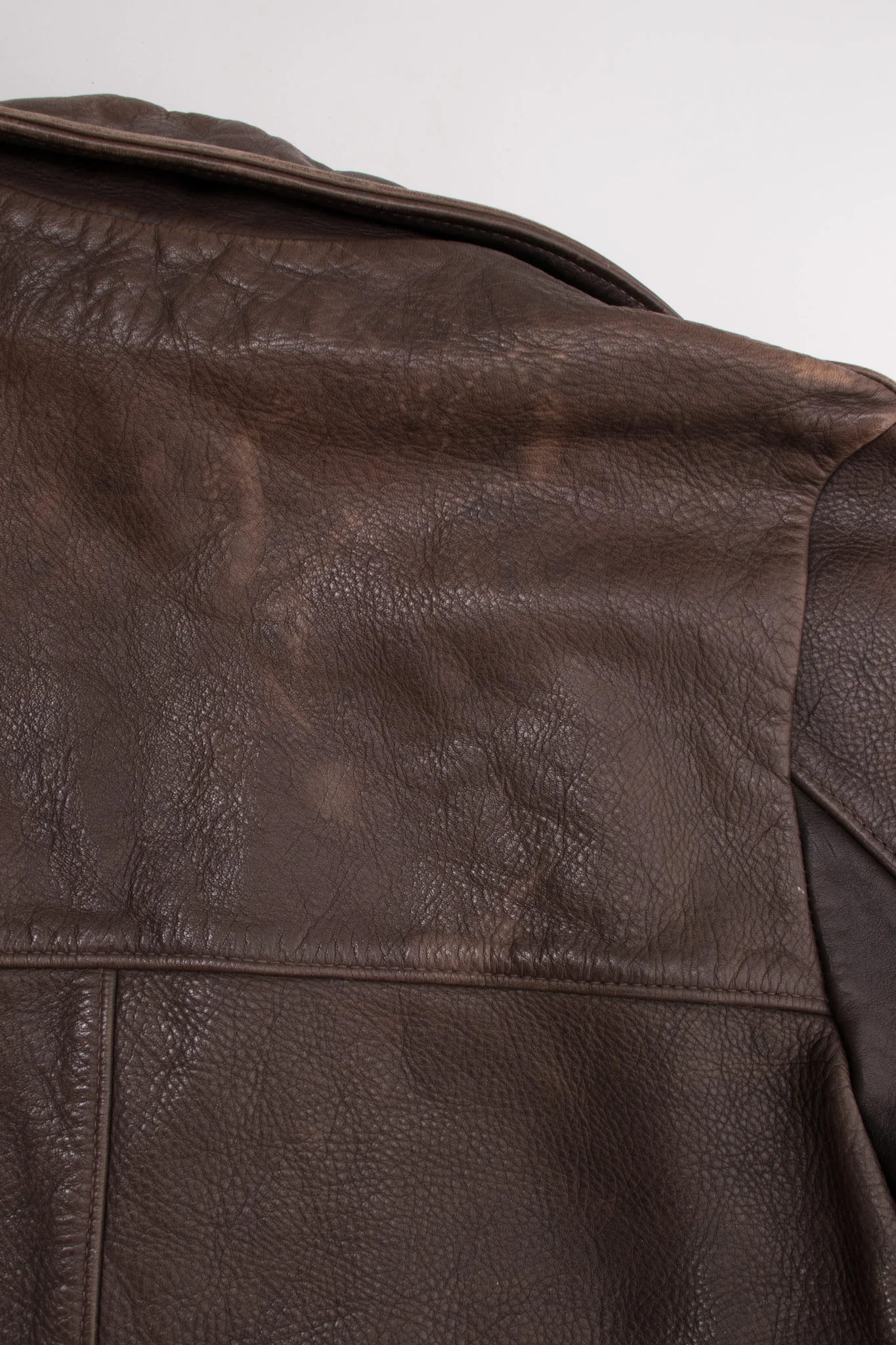 Shrunken Leather Blazer - Image 14