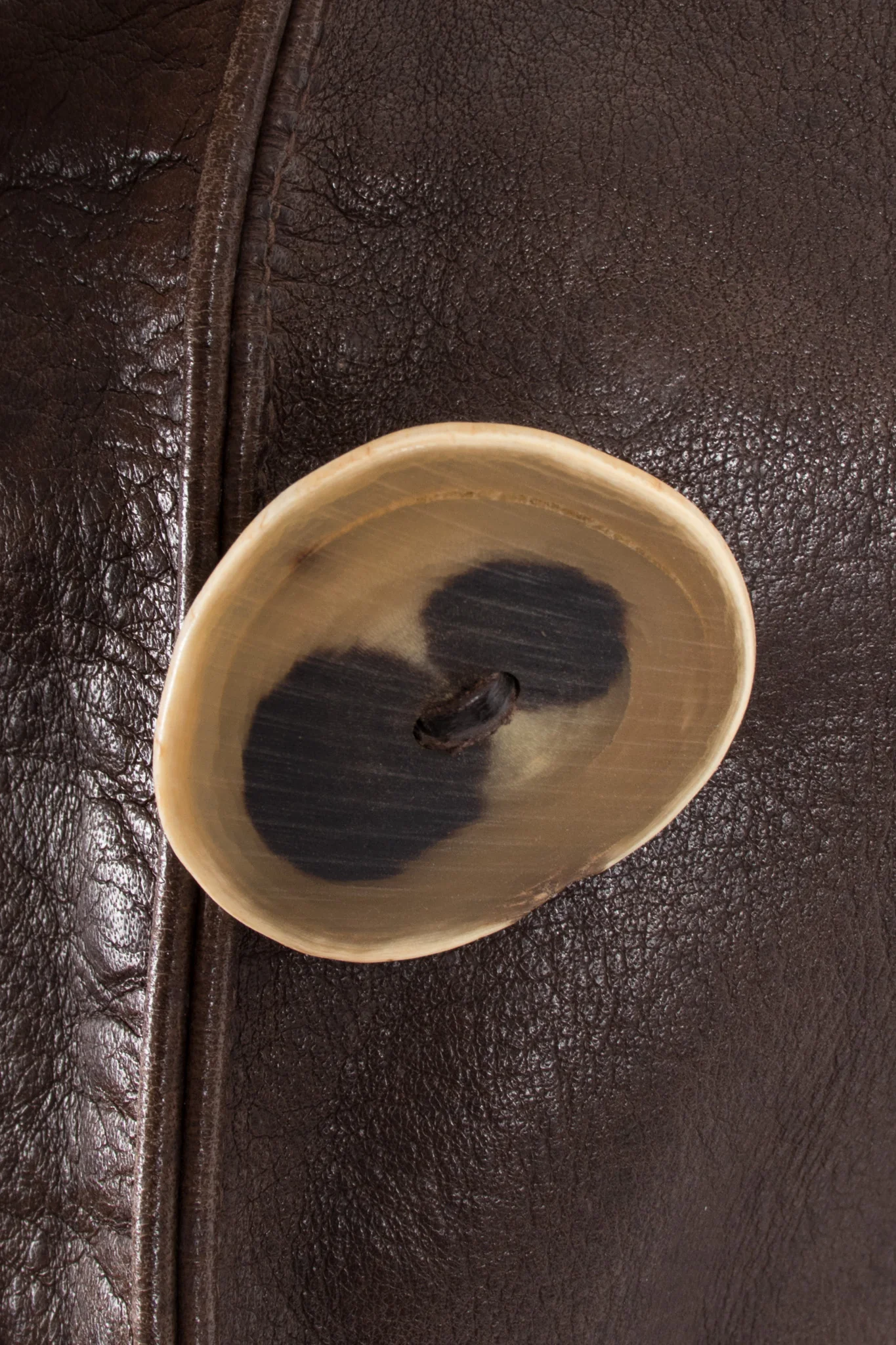 Shrunken Leather Blazer - Image 9