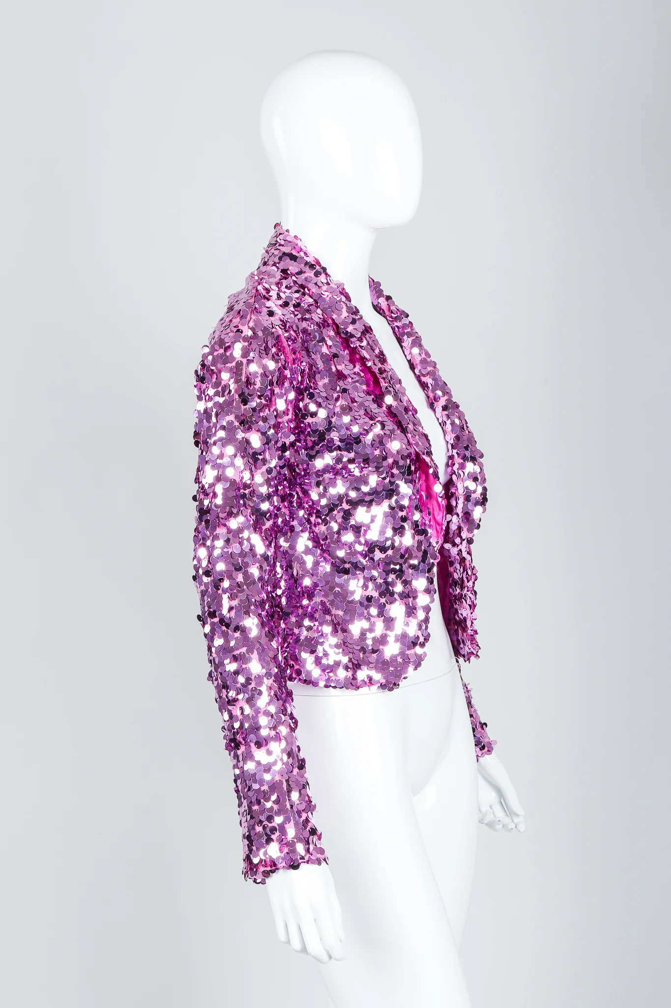 Shrunken Paillette Jacket - Image 4