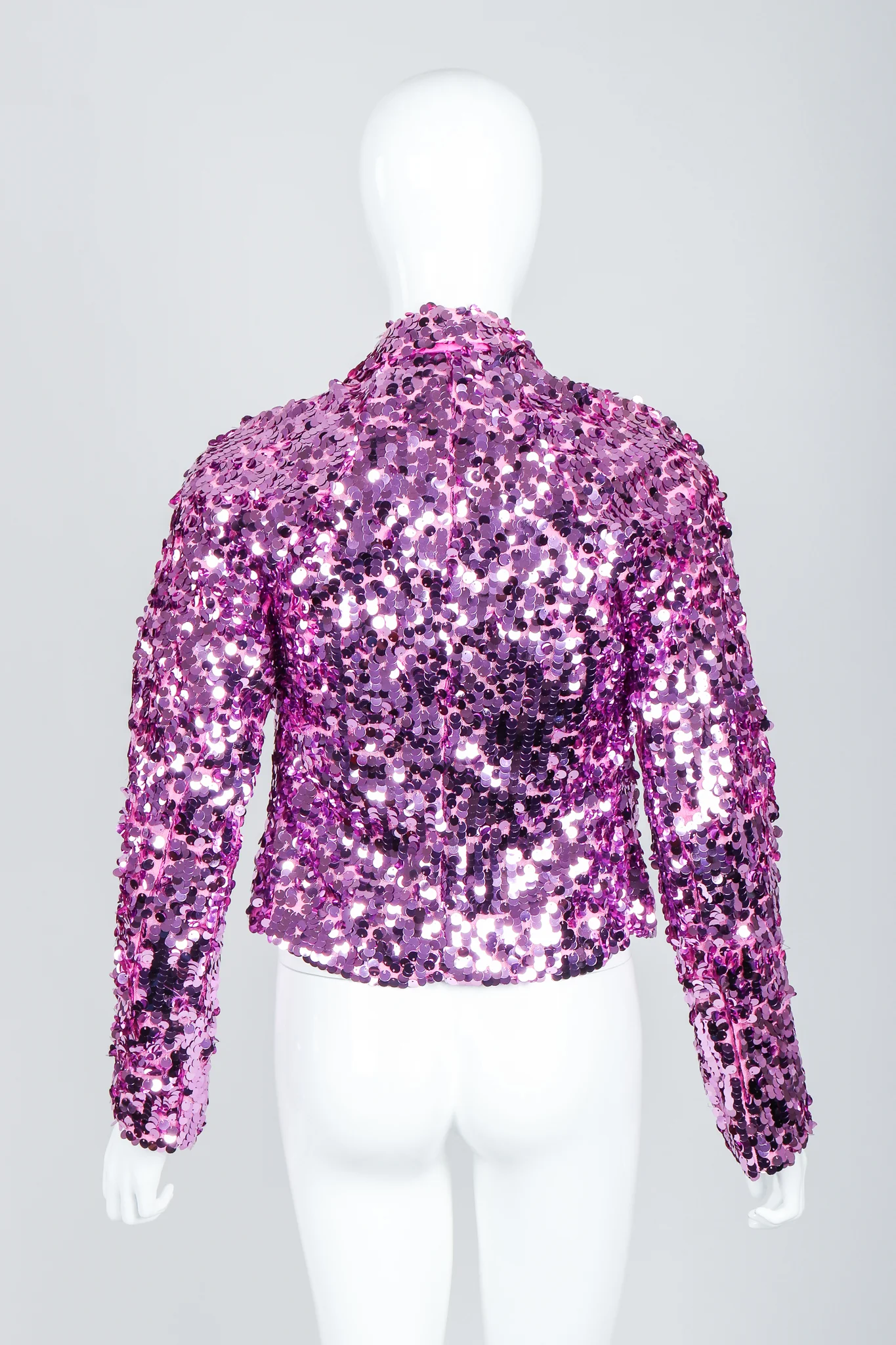 Shrunken Paillette Jacket - Image 5