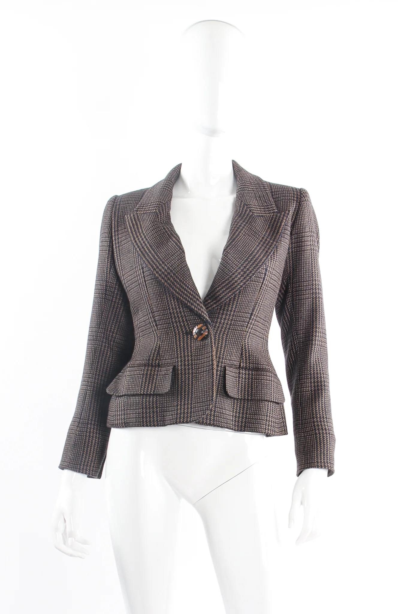 Shrunken Tweed Jacket - Image 2