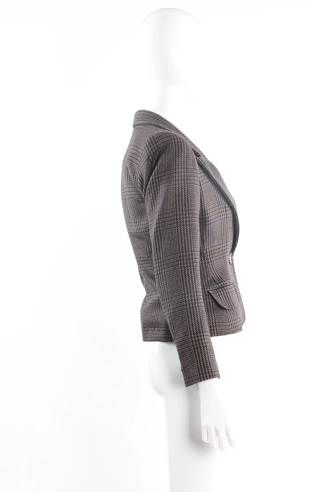 Shrunken Tweed Jacket - Image 5