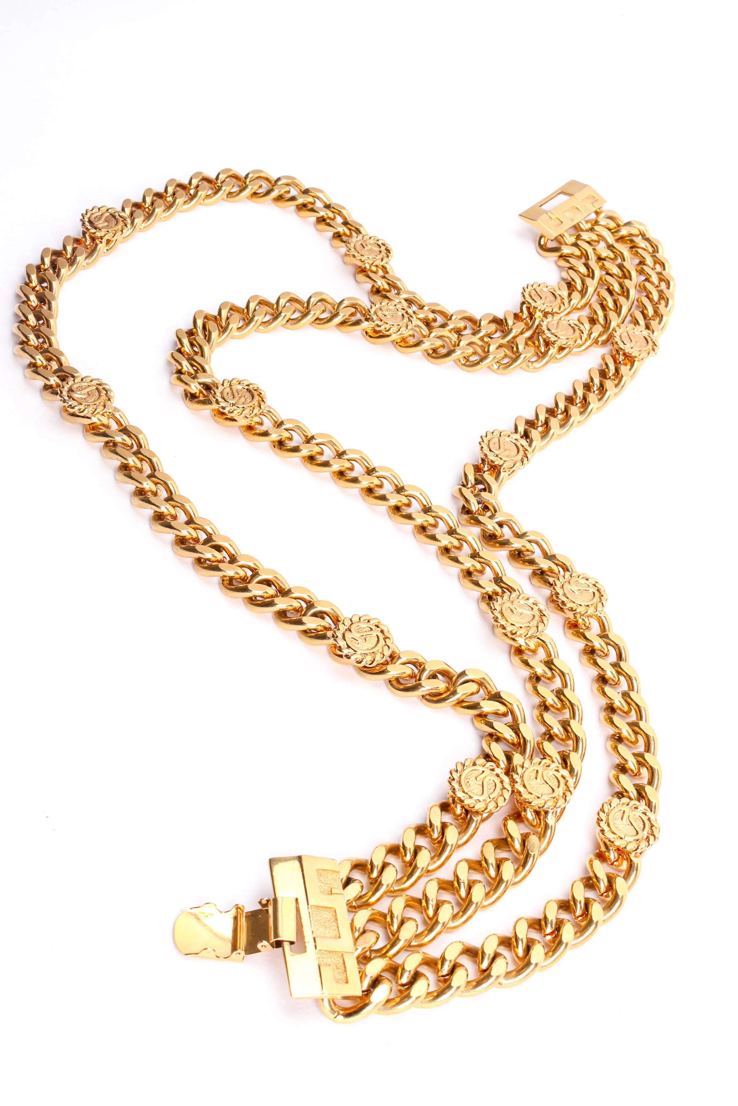 Signature "SJ" Tiered Link Necklace - Image 3