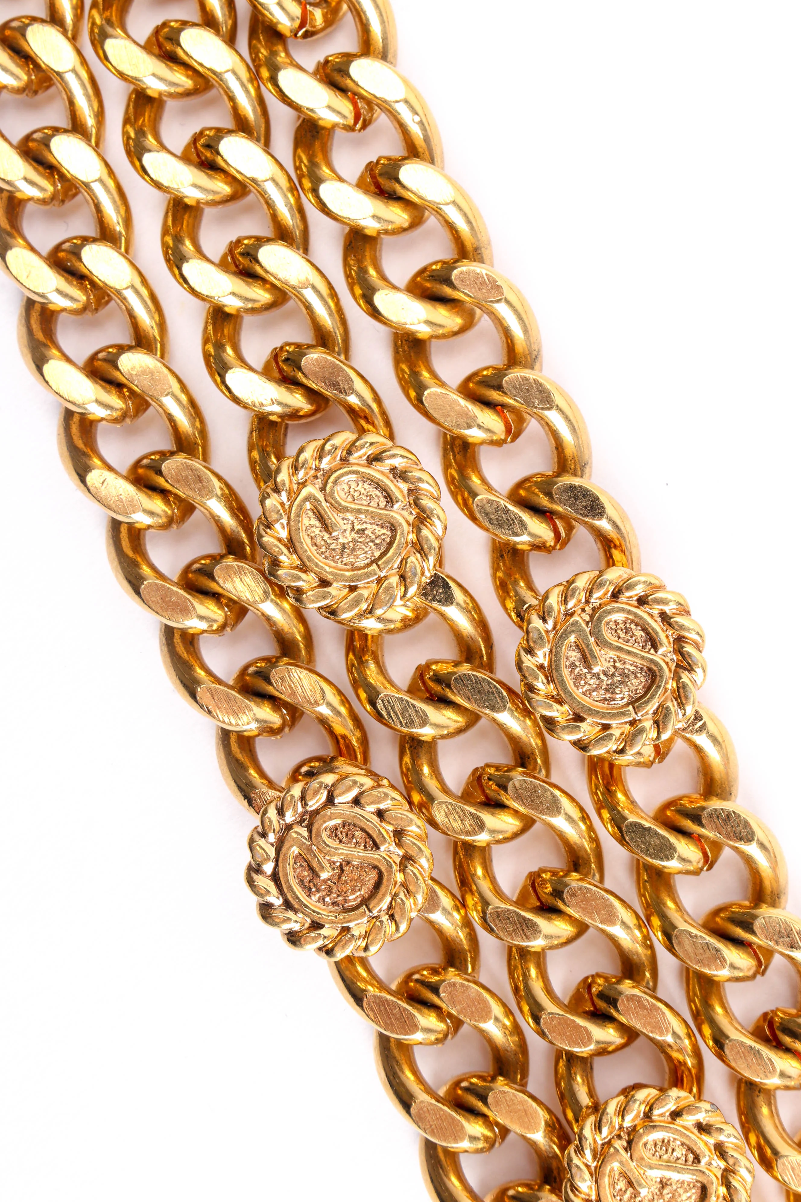 Signature "SJ" Tiered Link Necklace - Image 5