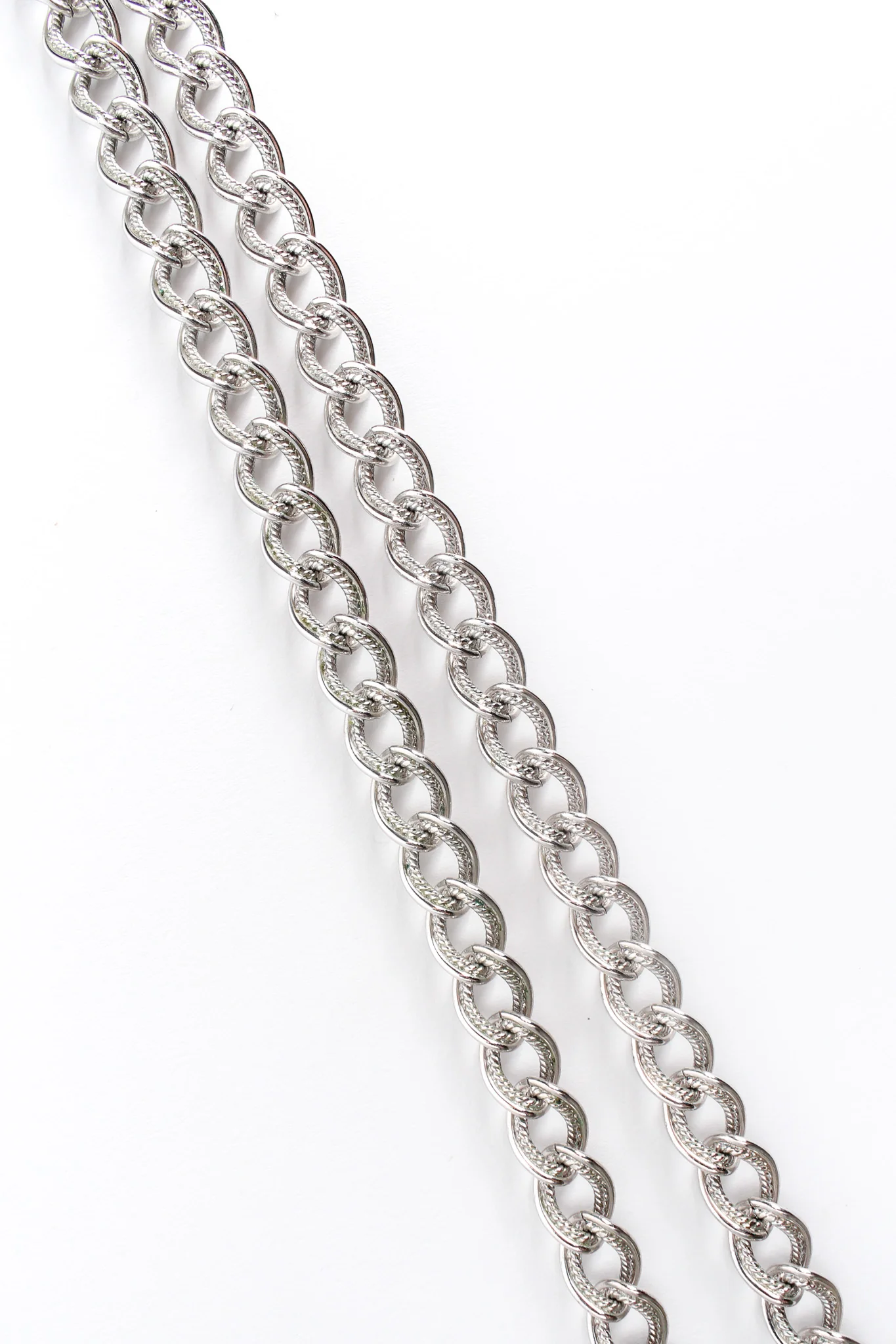 Signed Elongated Curb Necklace - Image 6