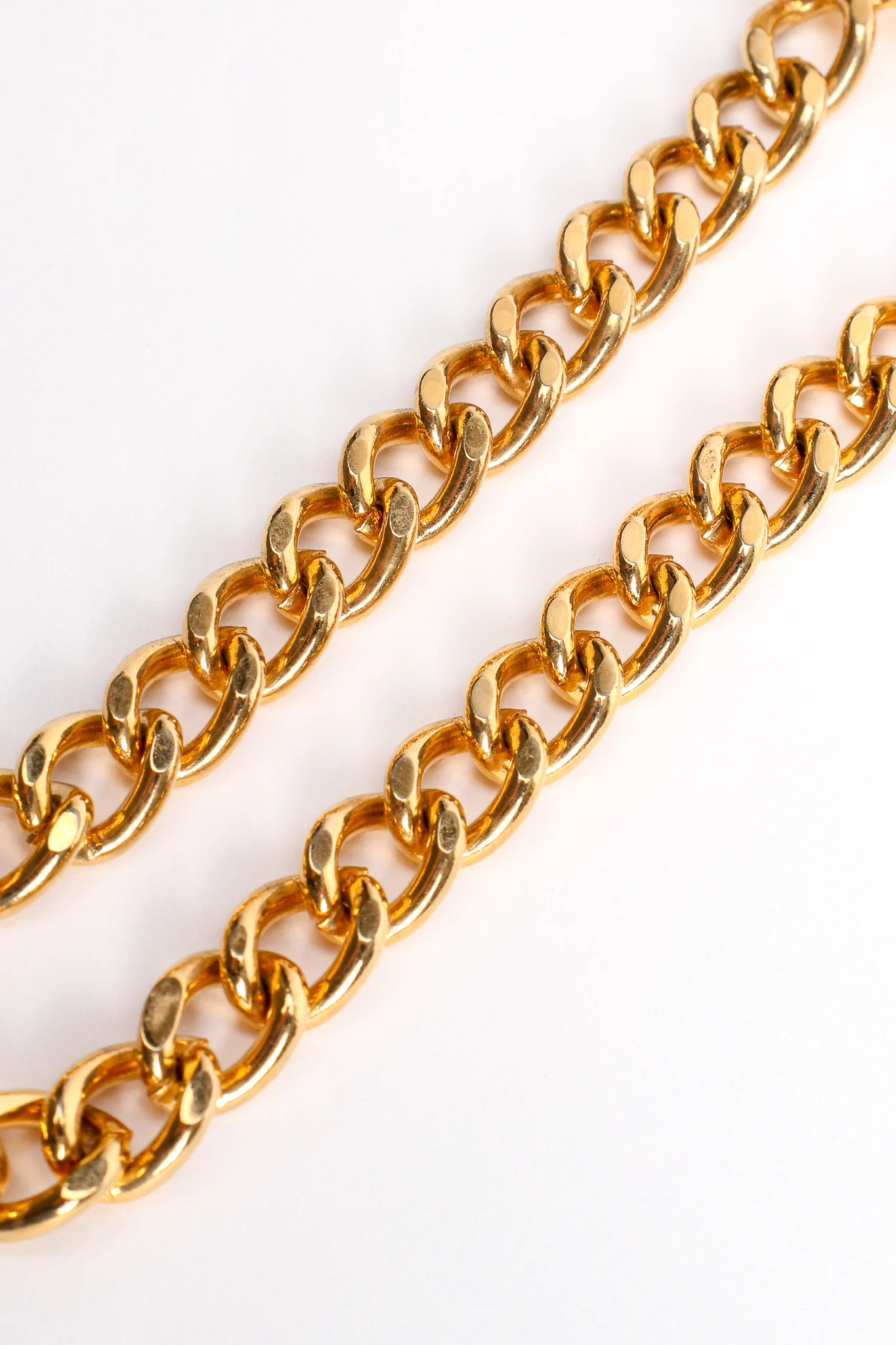 Silhouette Coin Cutout Chain Brooch - Image 10