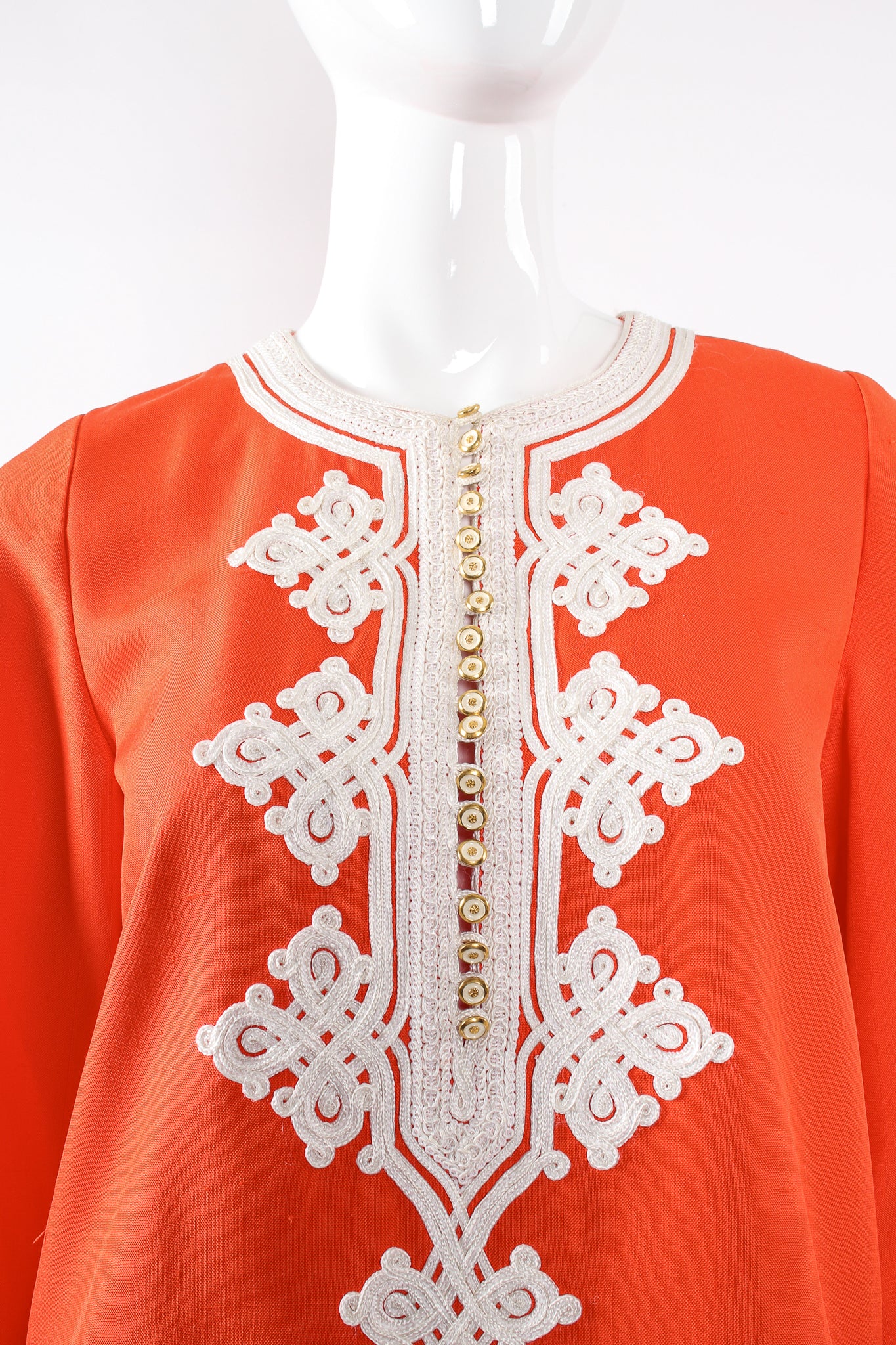 Silk Appliqué Tunic & Pant Set - Image 4