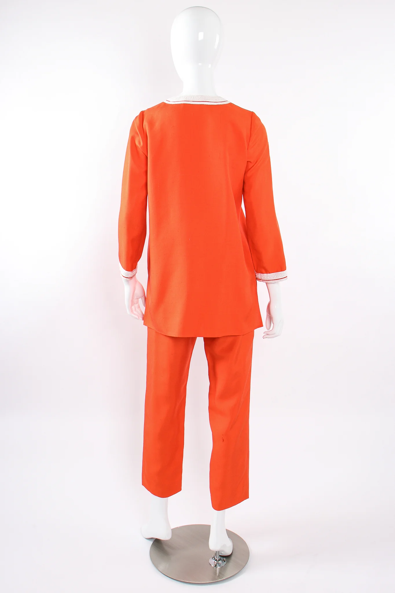 Silk Appliqué Tunic & Pant Set - Image 7