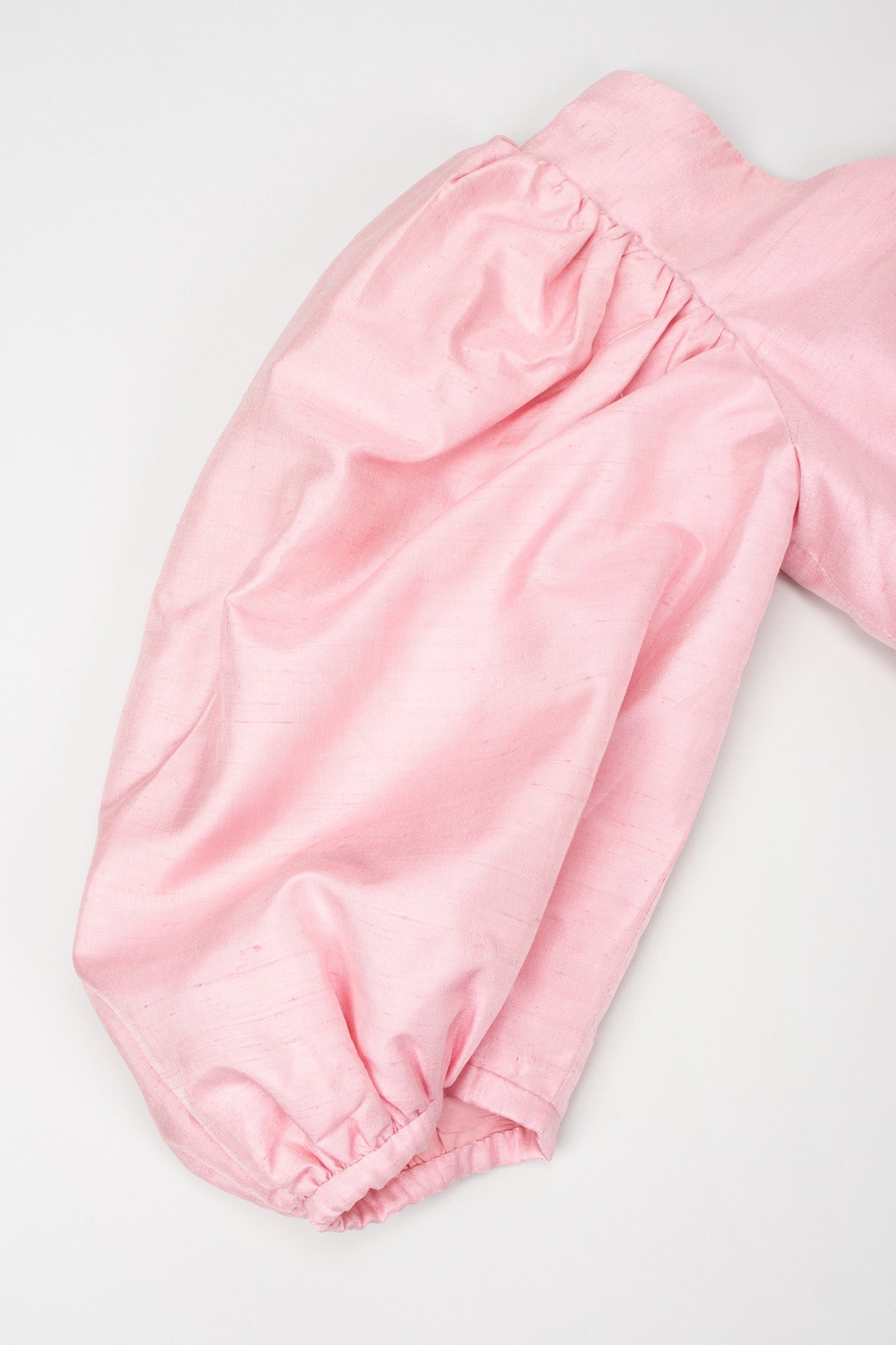 Silk Balloon Sleeve Top & Ball Skirt Set - Image 16