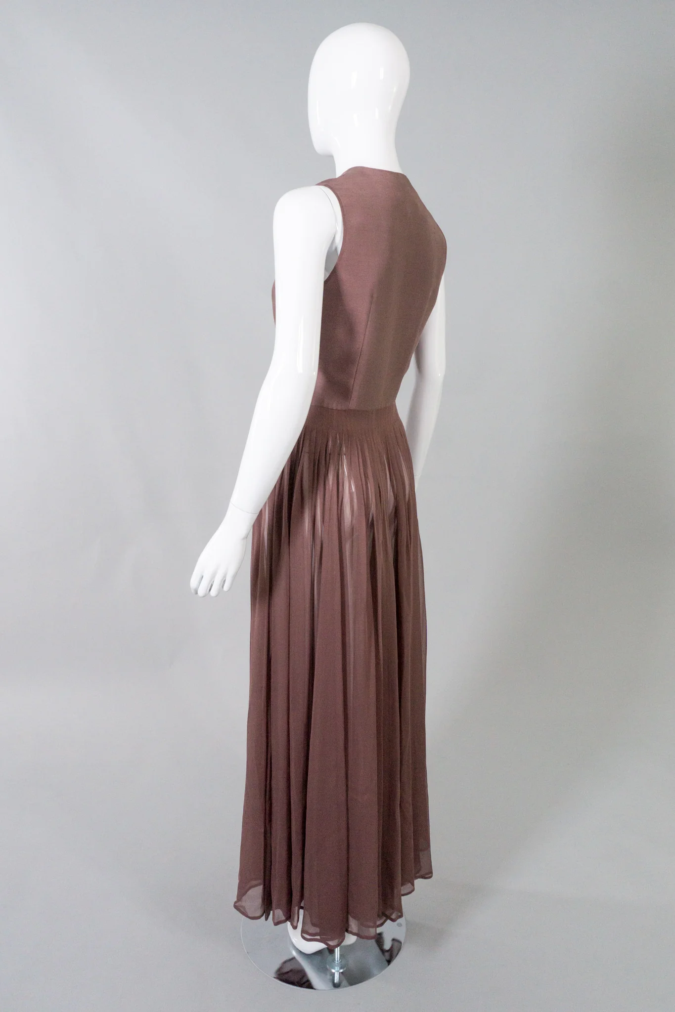 Silk Bodice Dress - Image 5