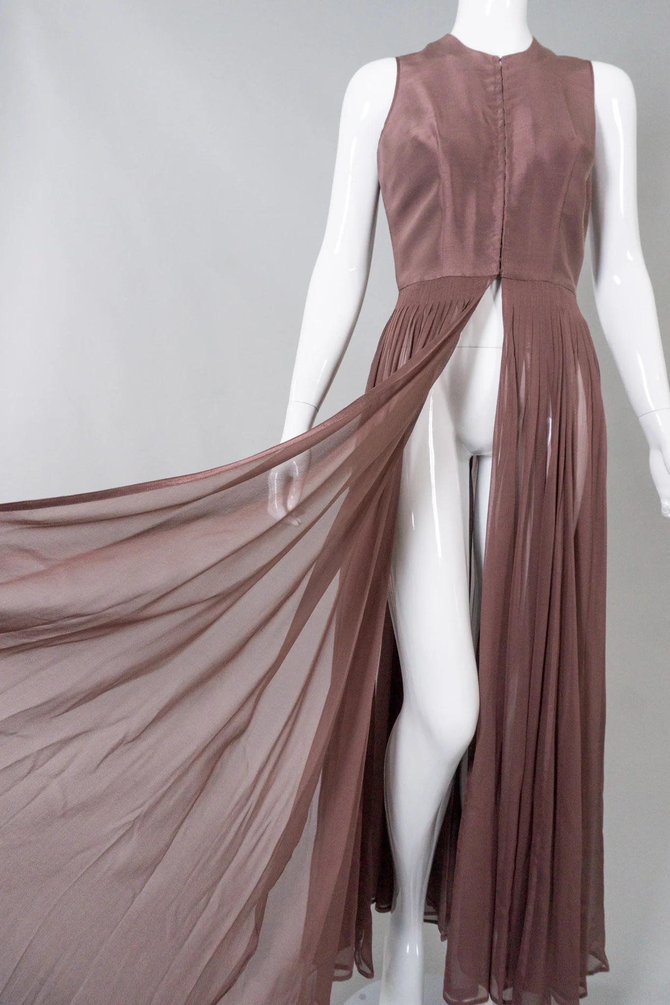 Silk Bodice Dress - Image 7