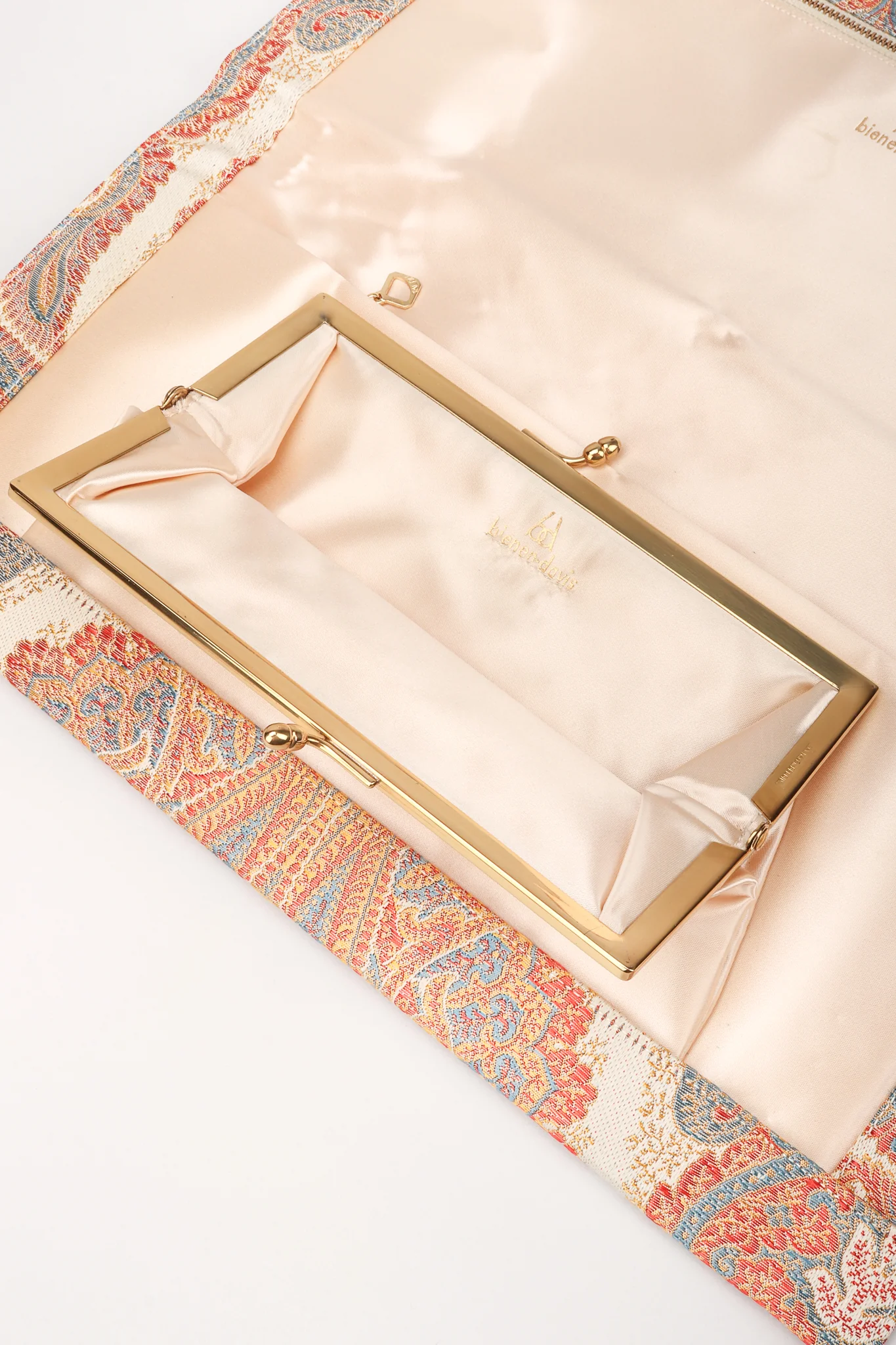 Silk Brocade Clutch - Image 7