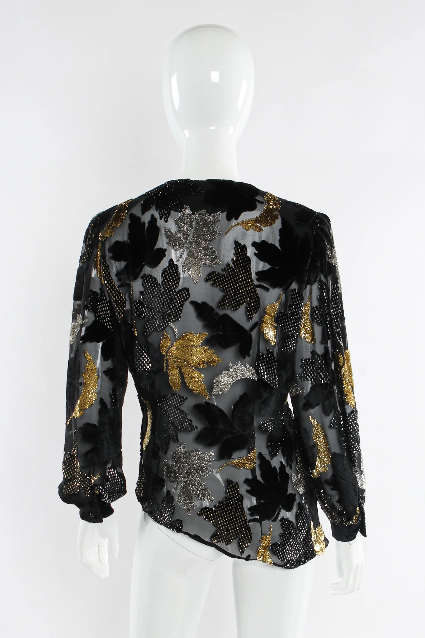 Silk Burnout Leaf Top - Image 2