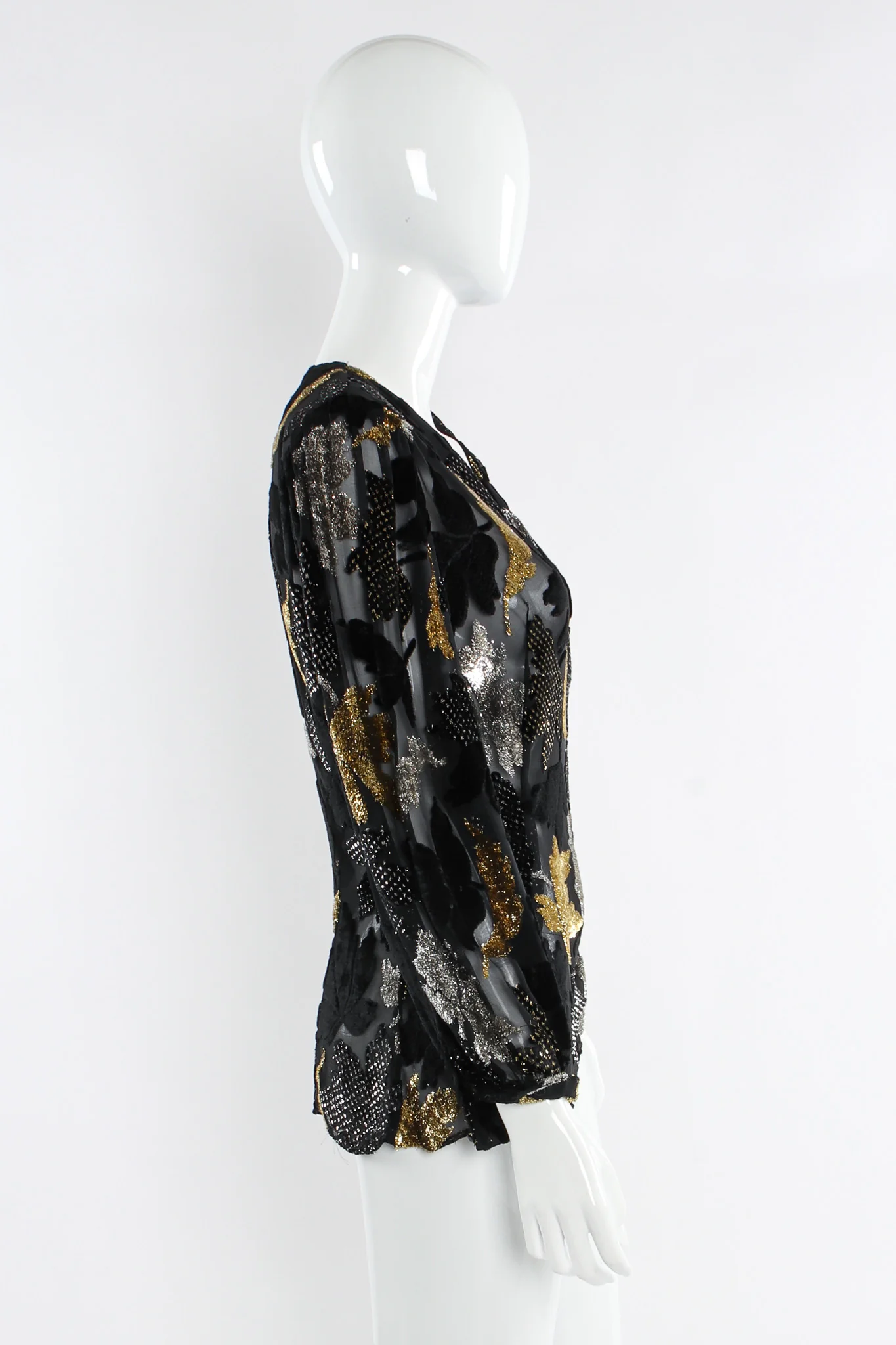 Silk Burnout Leaf Top - Image 3