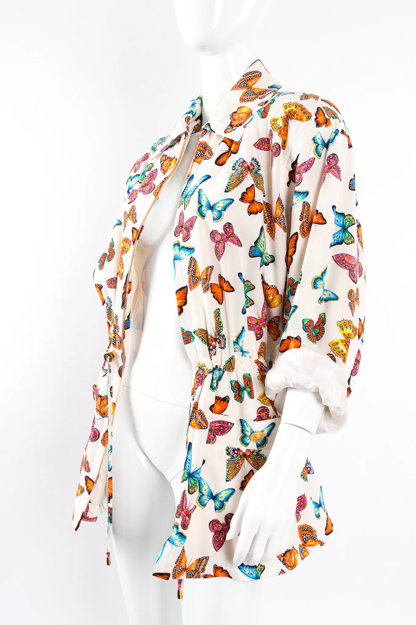 Silk Rainbow Butterfly Jacket - Image 4
