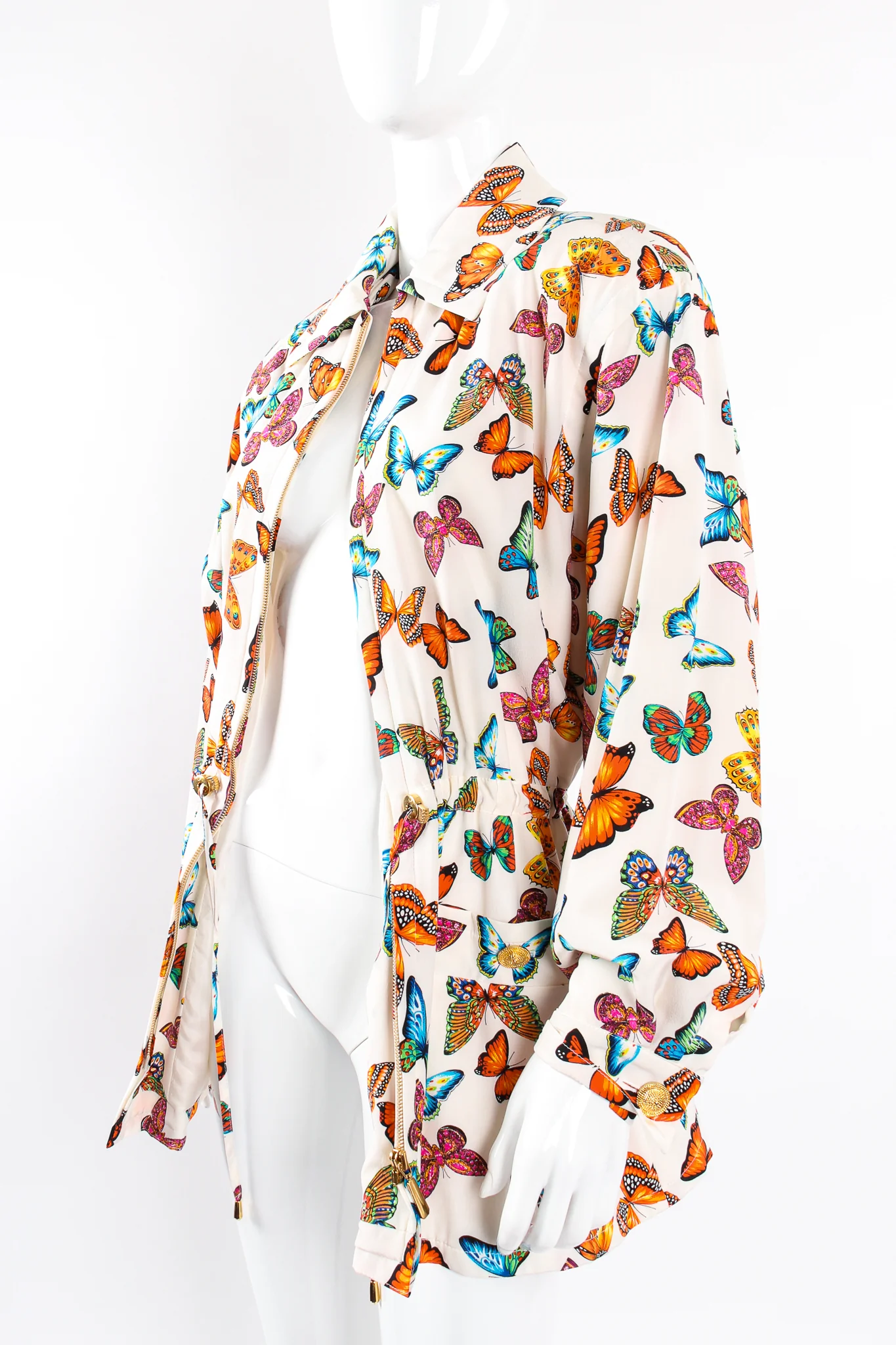 Silk Rainbow Butterfly Jacket - Image 5
