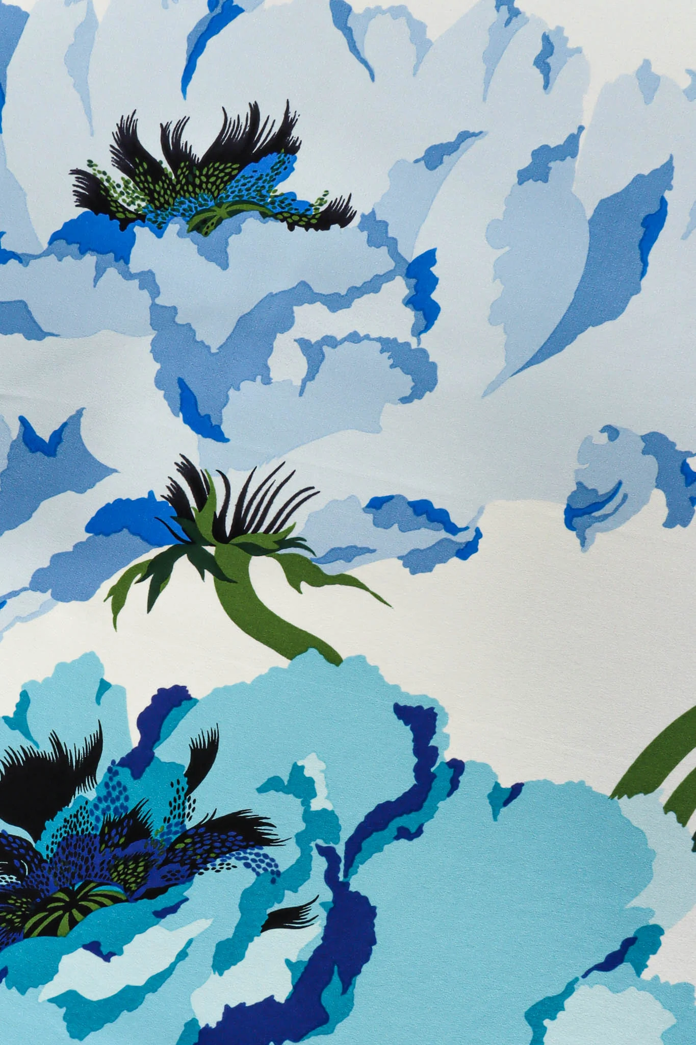 Silk Carnation Floral Scarf - Image 7