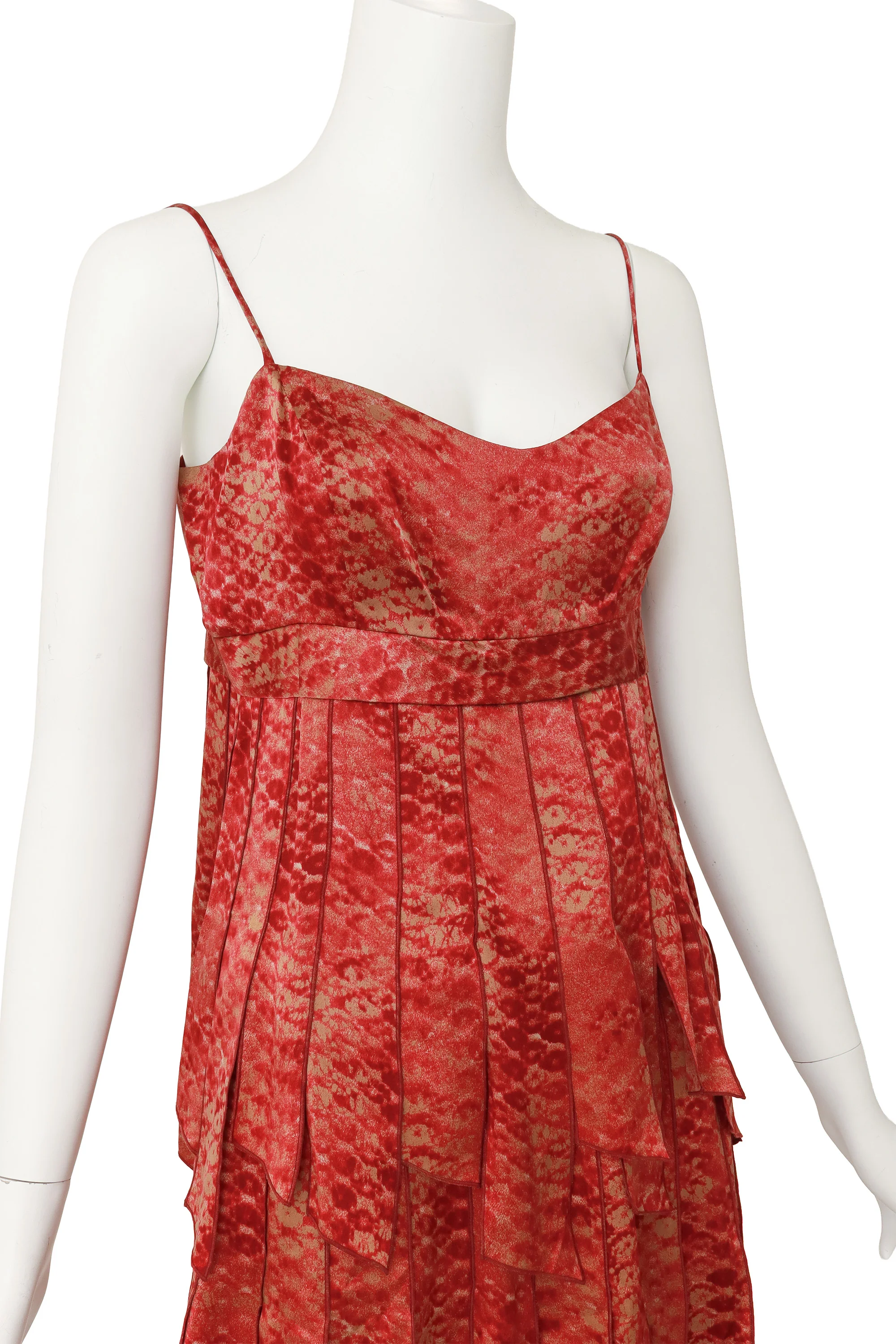 Silk Carwash Hem Top & Skirt Set - Image 2