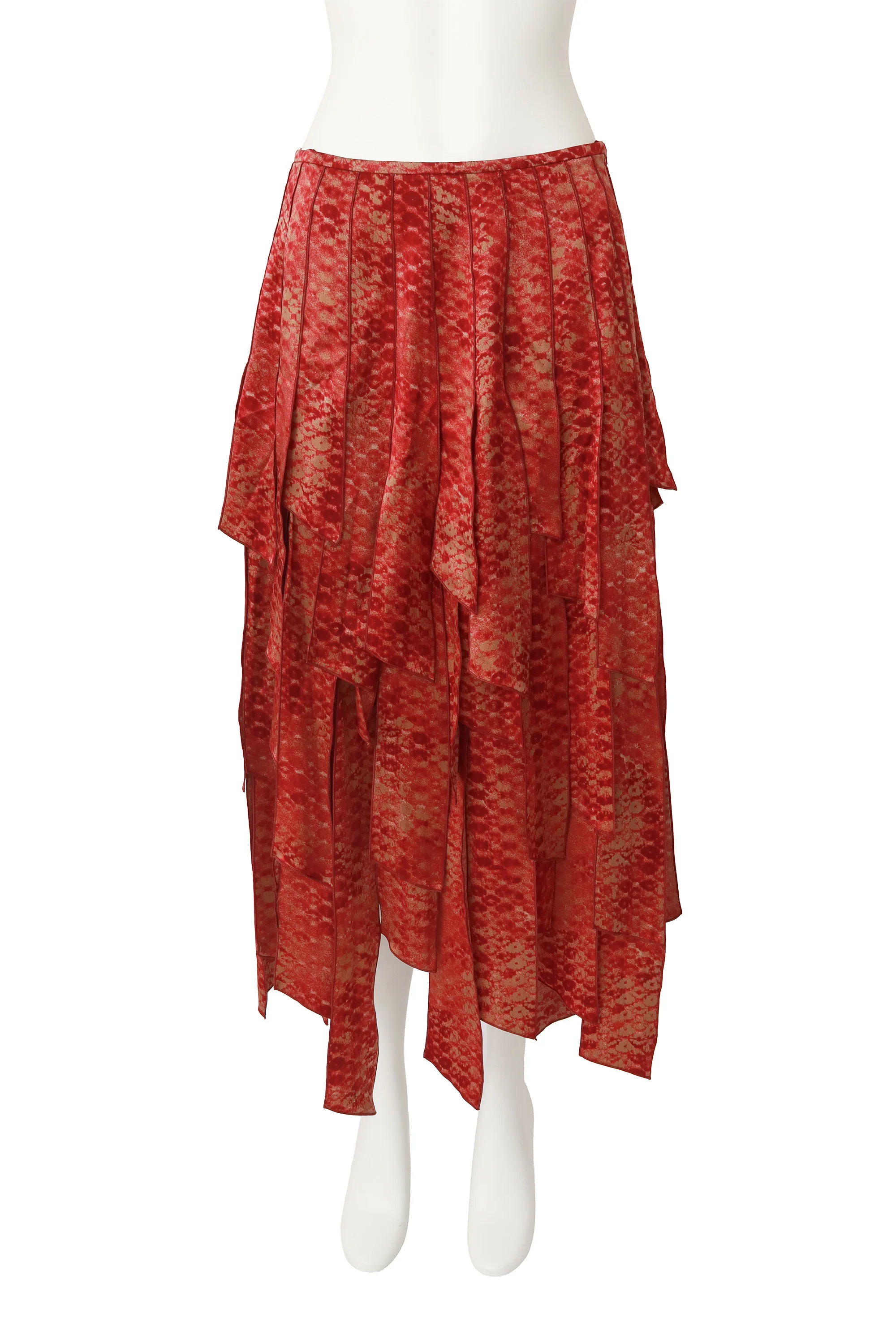 Silk Carwash Hem Top & Skirt Set - Image 3
