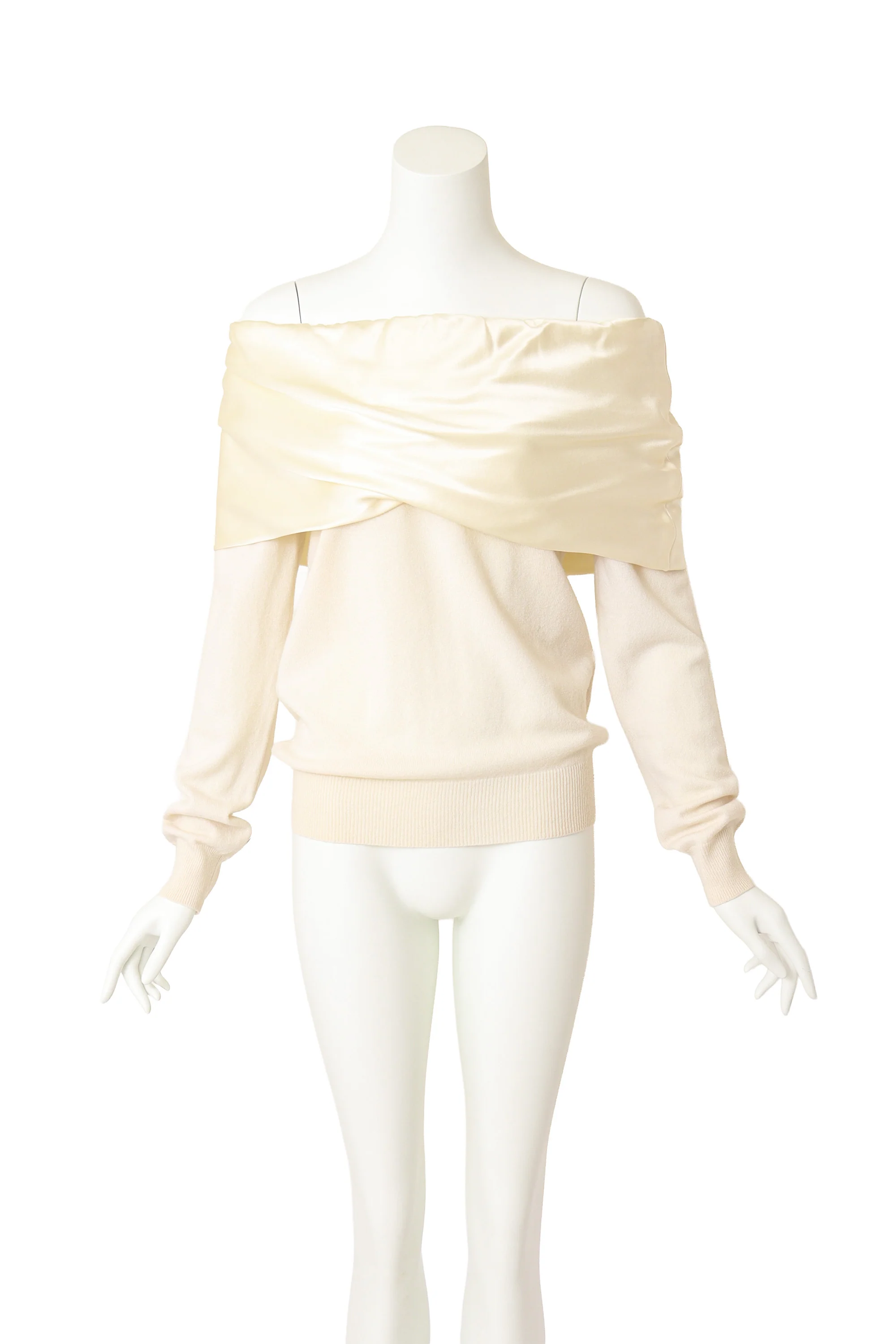 Silk & Cashmere Bardot Top