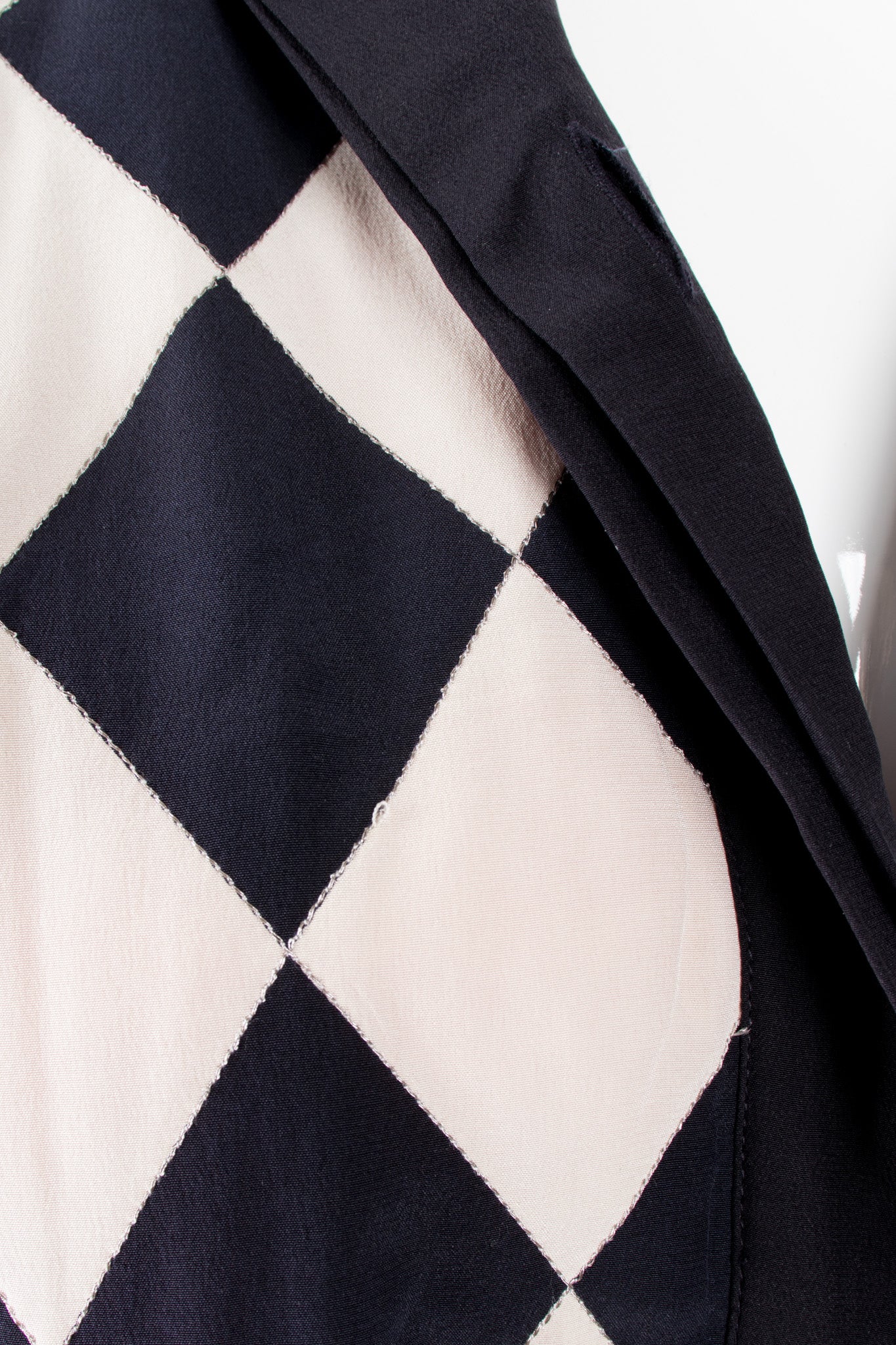 Silk Checker Varsity Bomber - Image 10