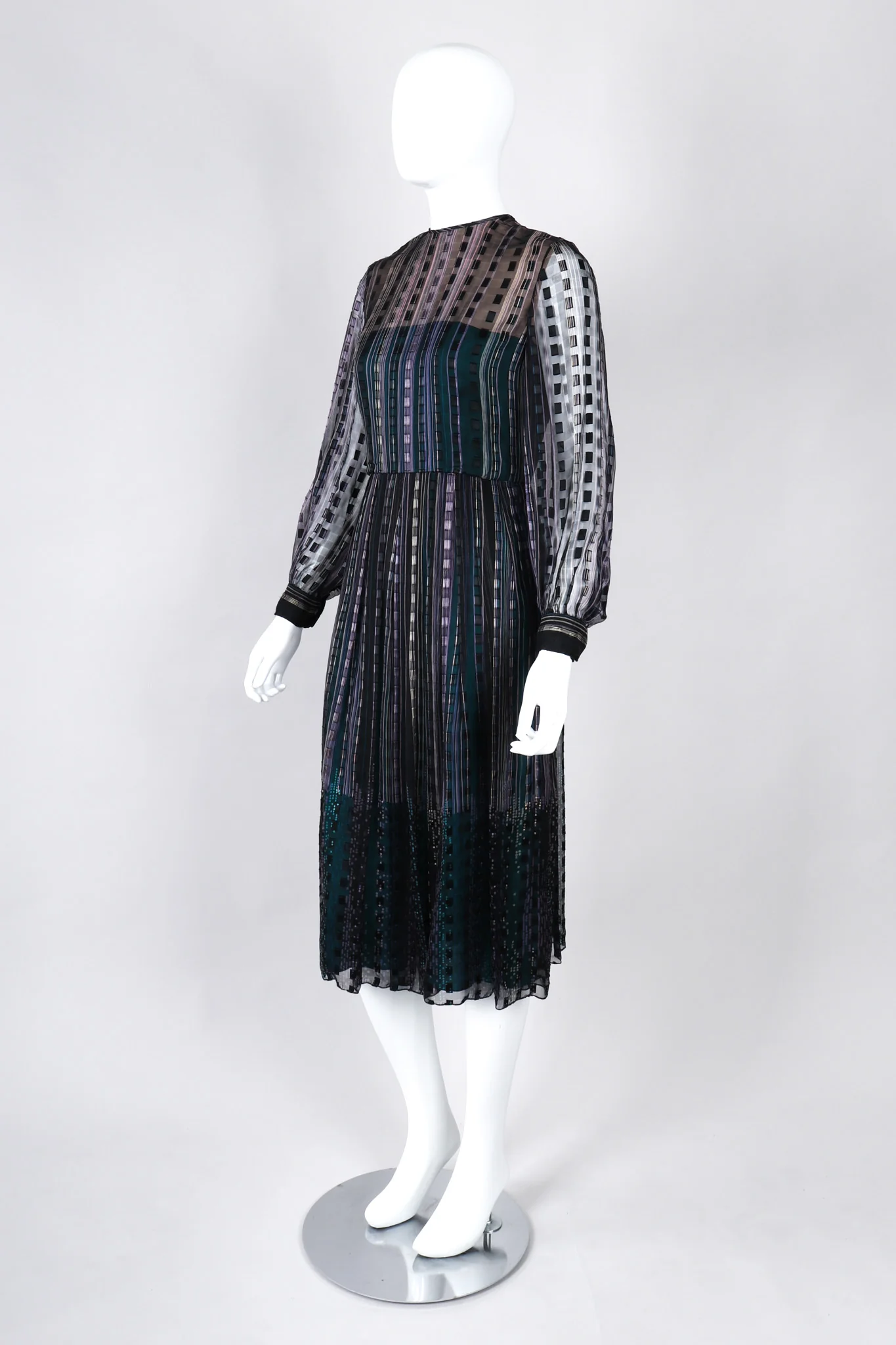Silk Chiffon Floaty Dress - Image 2