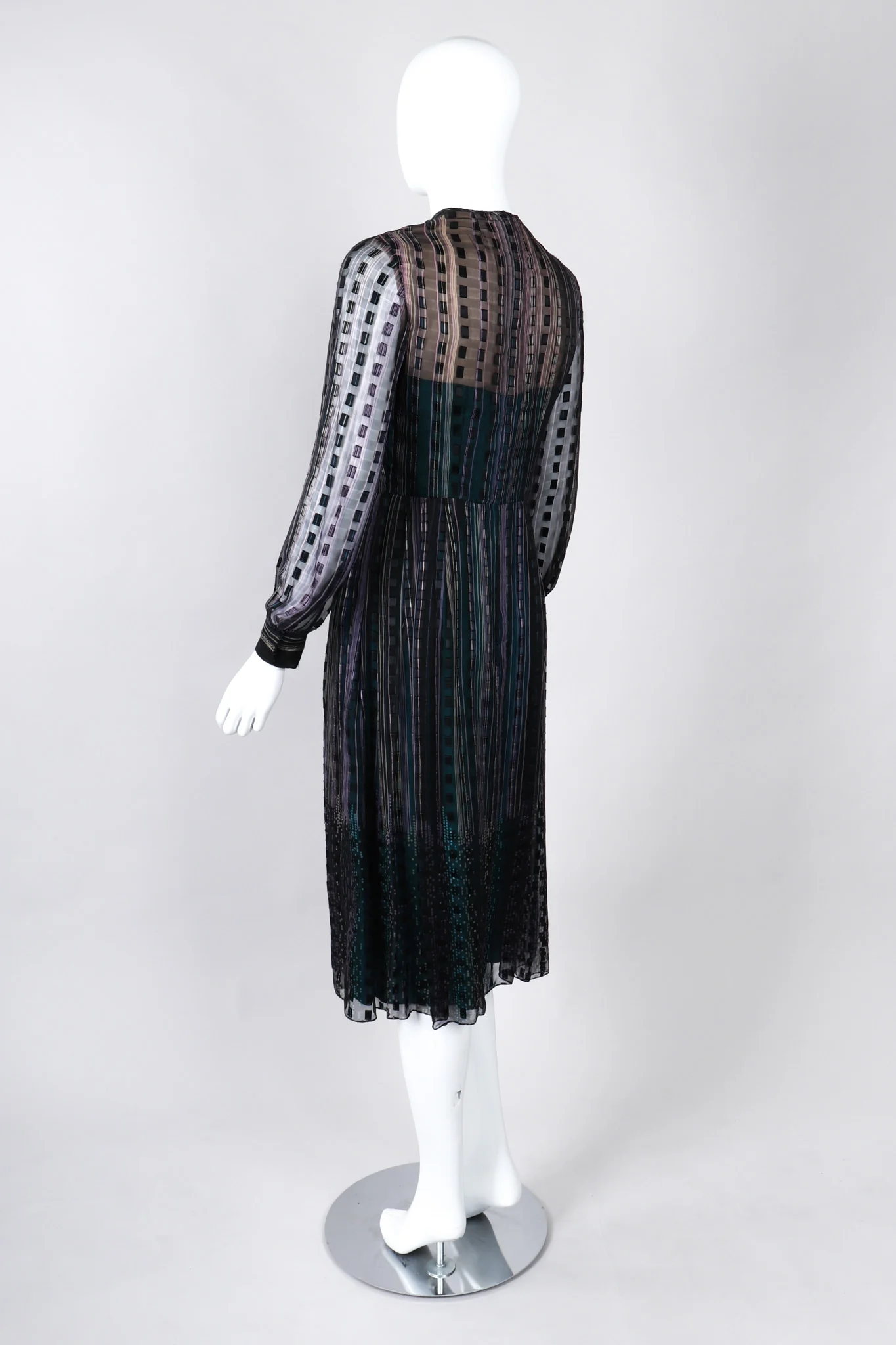 Silk Chiffon Floaty Dress - Image 4