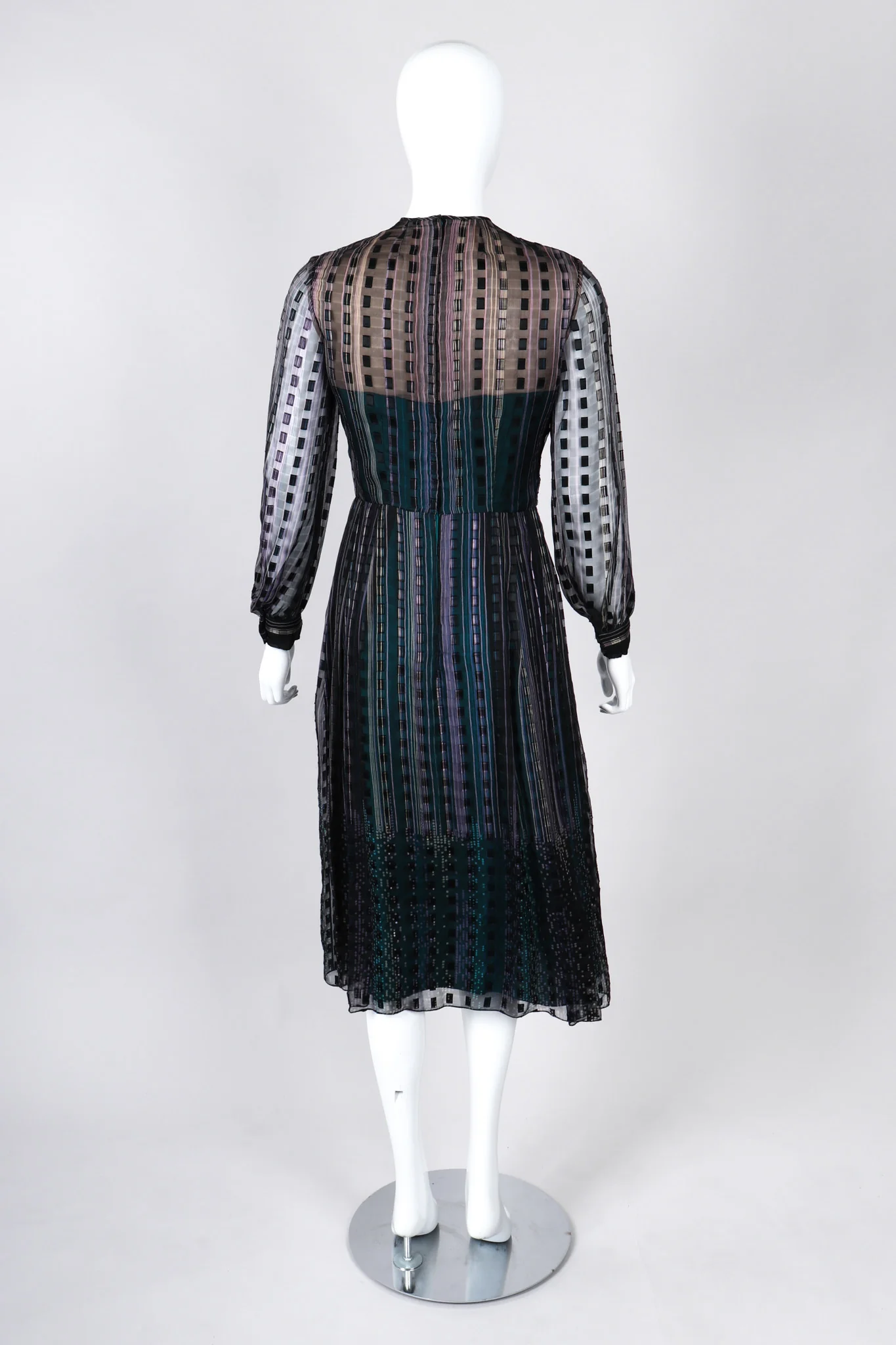 Silk Chiffon Floaty Dress - Image 5
